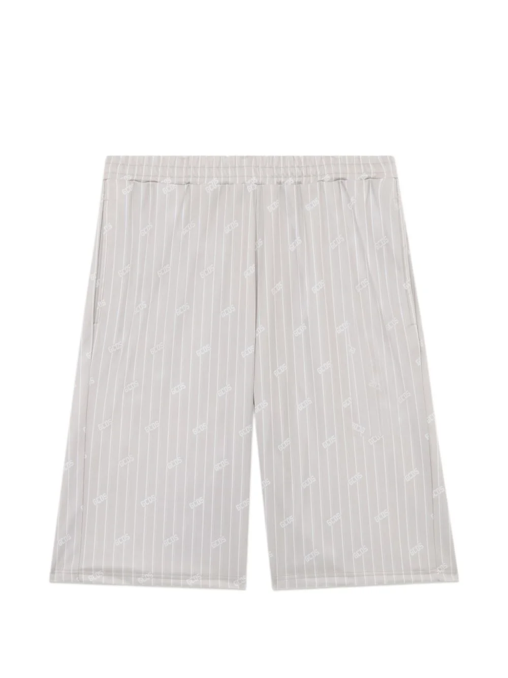 pinstripe logo shorts - 1