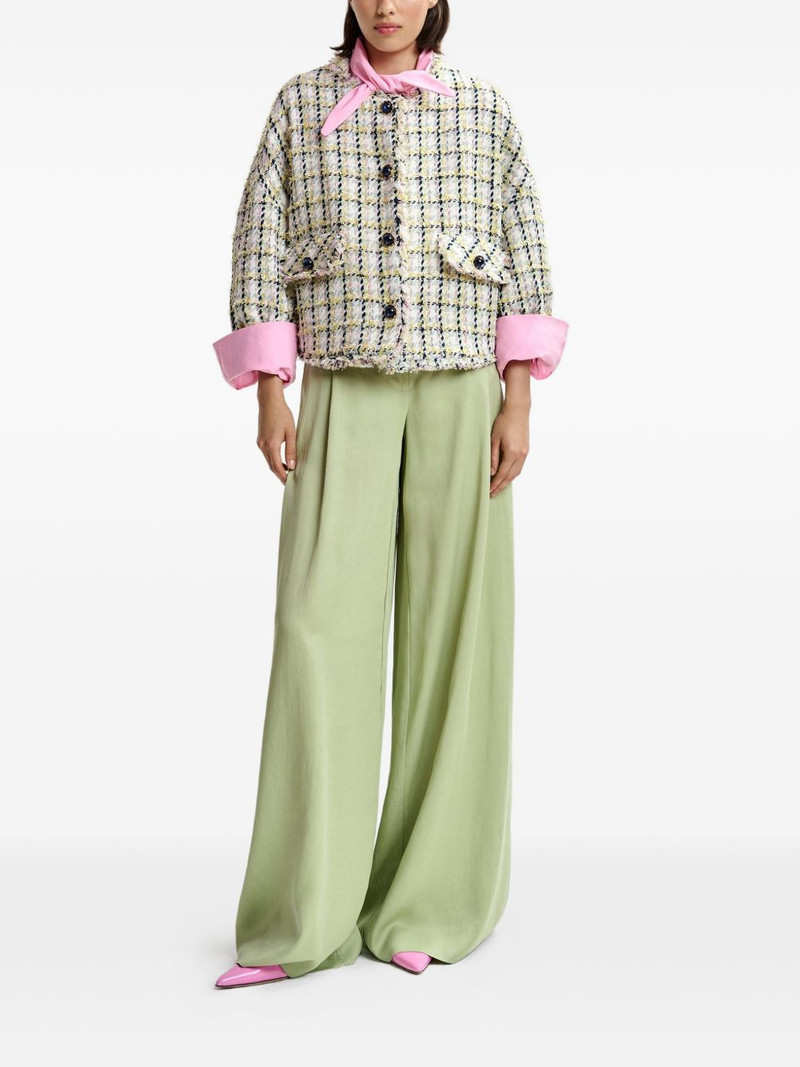 ESSENTIEL ANTWERP pleated wide-leg trousers outlook