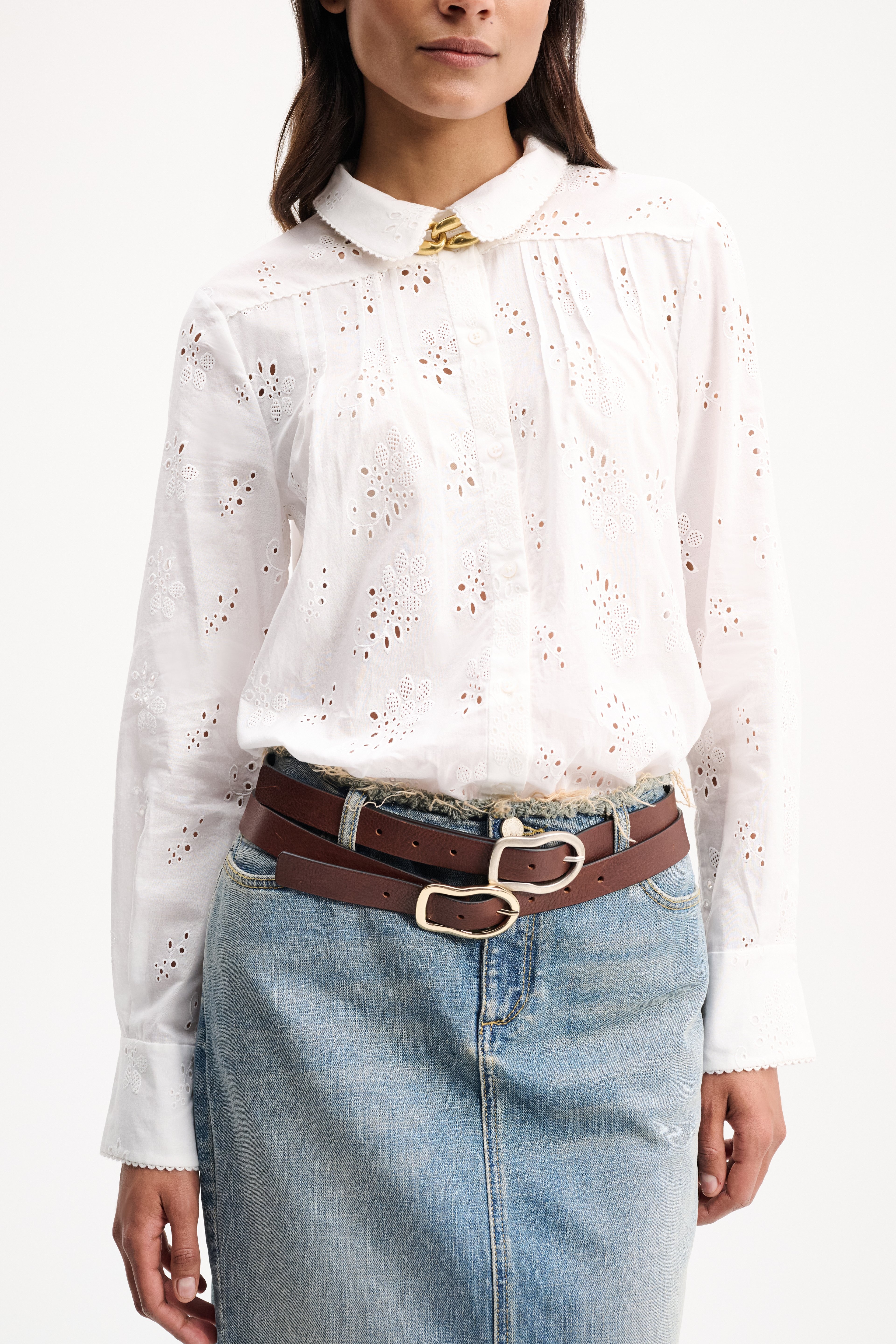 EMBROIDERED EASE blouse - 3