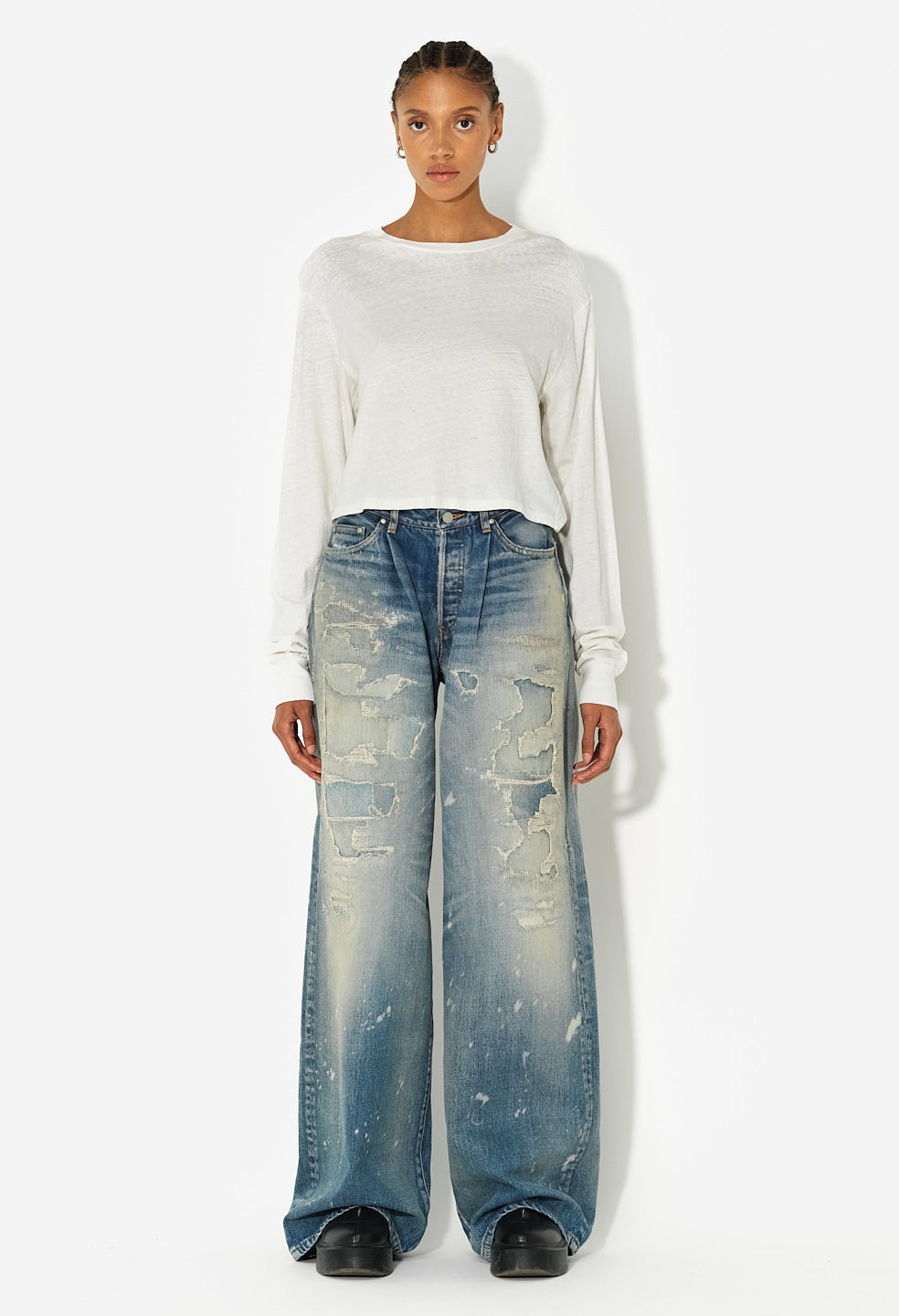 JERSEY LS CROPPED TEE - 3