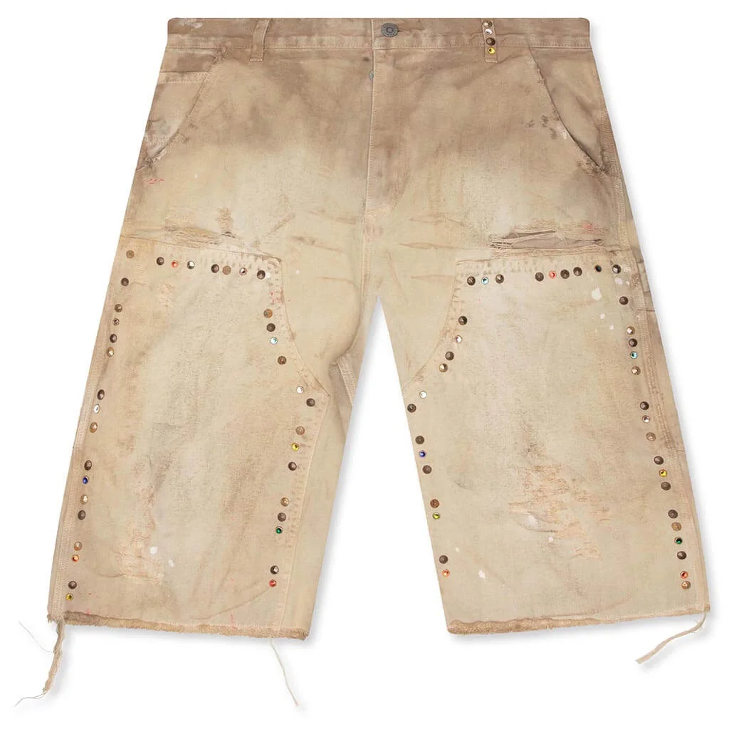 DANNY'S CARPENTER SHORT - WHITE - 1