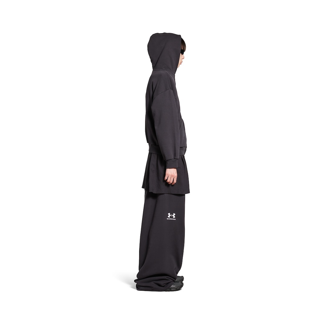 Women's Under Armour® Zip-up Hoodie Regular Fit in Black/white - 4