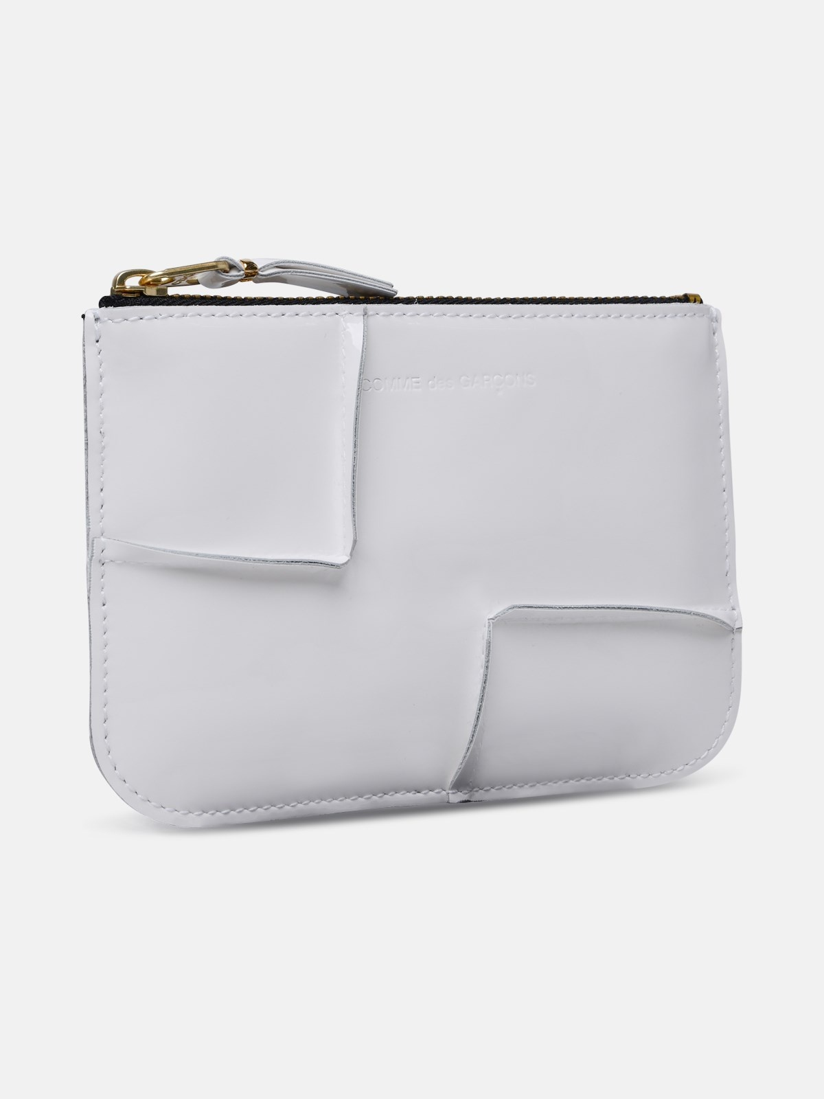 'MEDLEY' WHITE LEATHER CARD HOLDER - 2