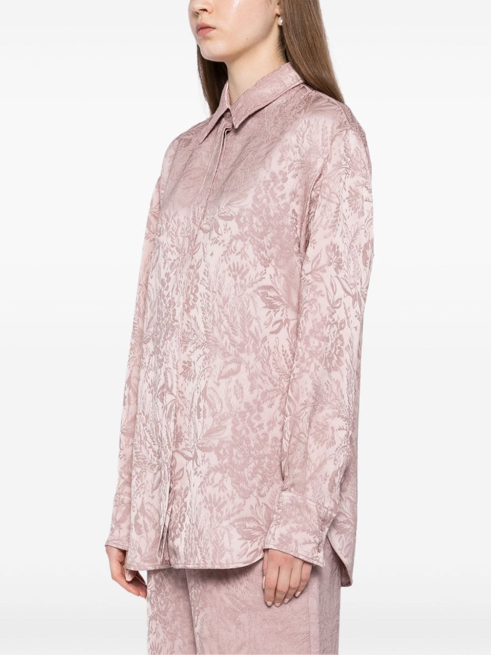 floral-embroidered shirt - 3