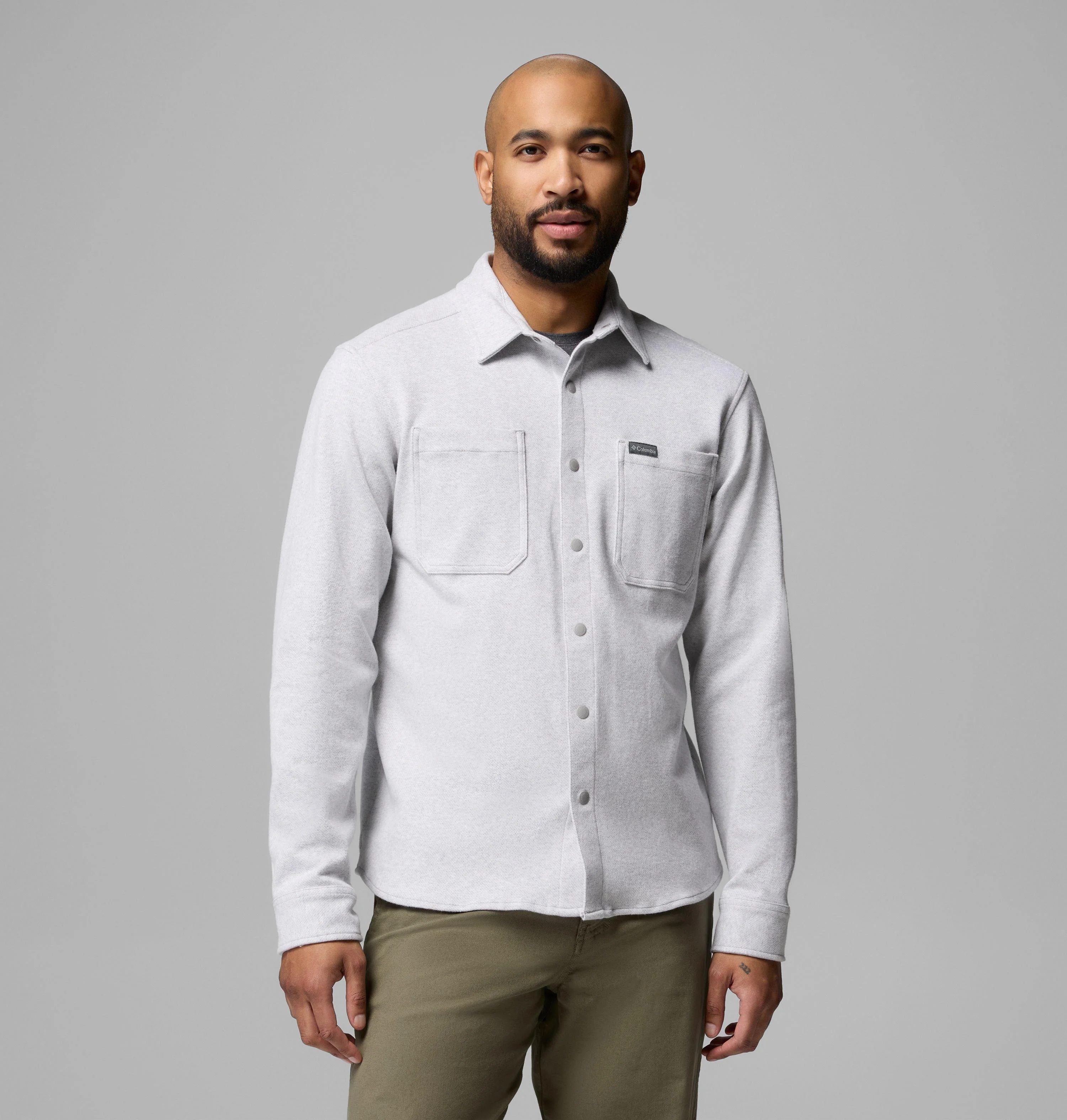Men's Twill River Long Sleeve Knit Shirt - 1