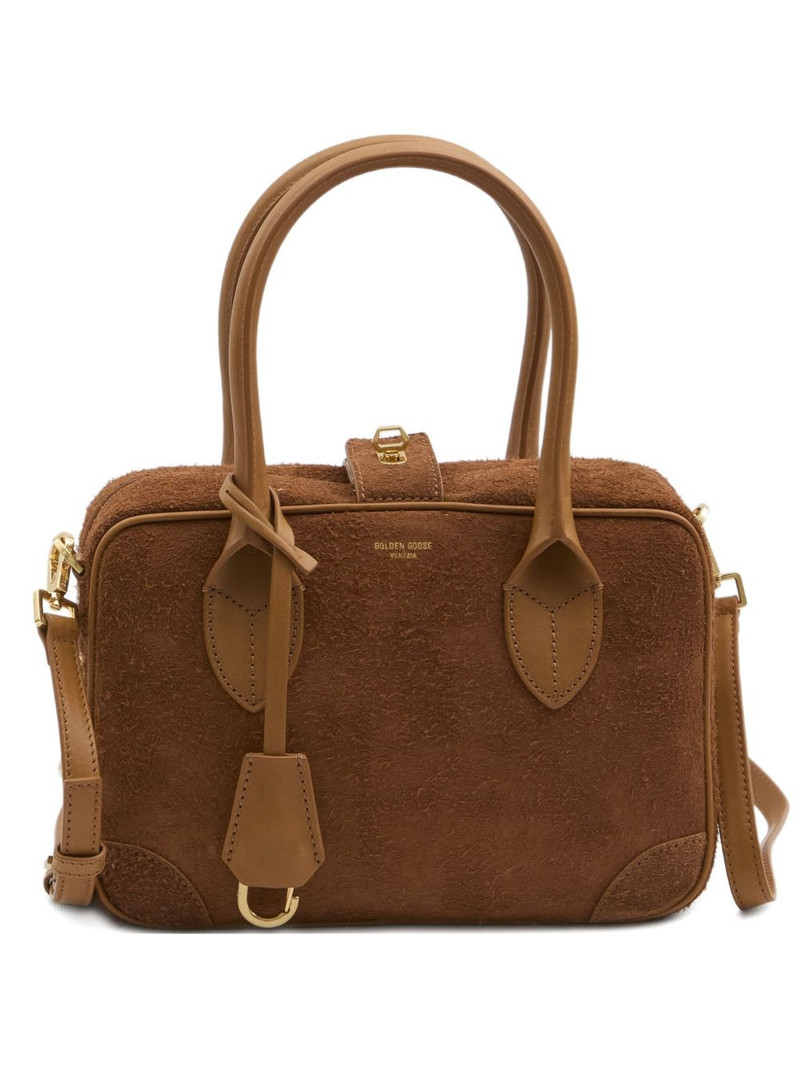 Vita zip-top leather tote bag 1