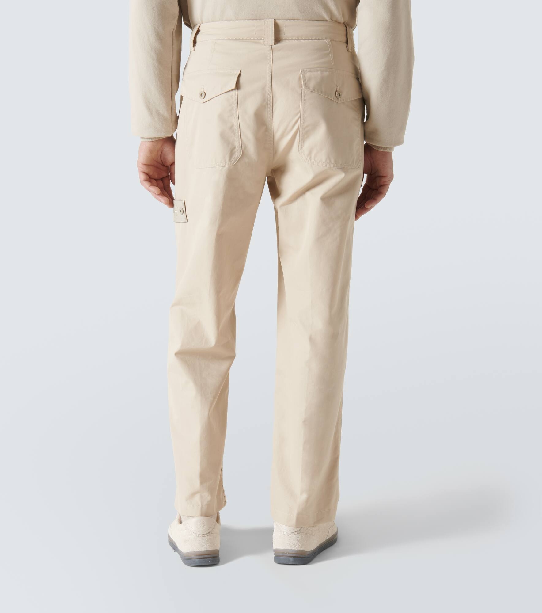 Ghost Compass cotton straight pants - 4