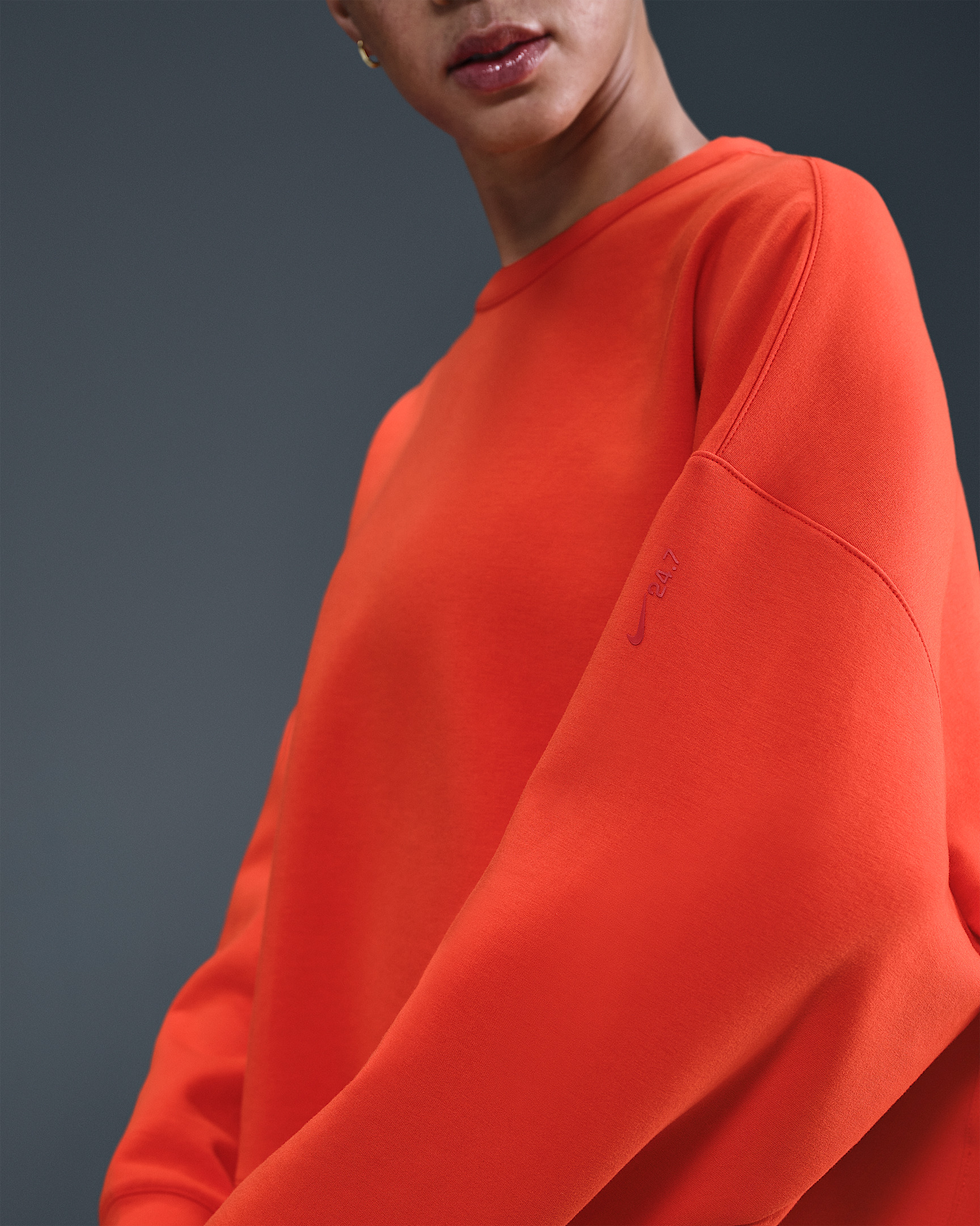 Nike 24.7 ImpossiblySoft Women's Dri-FIT Oversized Crew-Neck Top - 6