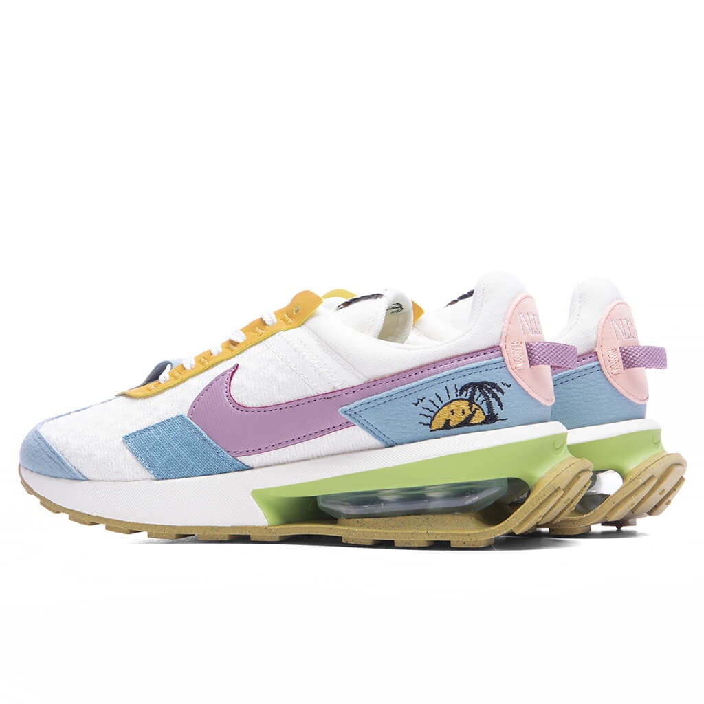 NIKE WOMEN'S AIR MAX PRE-DAY SE - SAIL/AMETHYST WAVE/ARCTIC ORANGE - 3