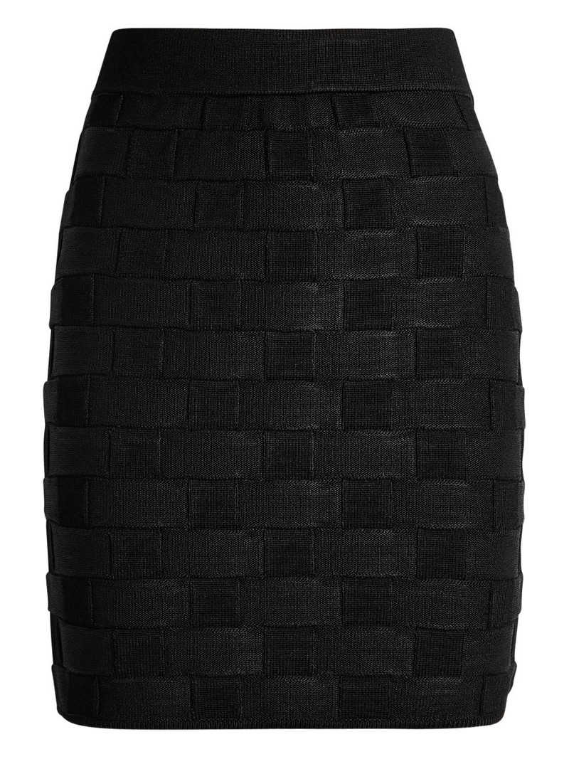 Ash checked mini skirt 1