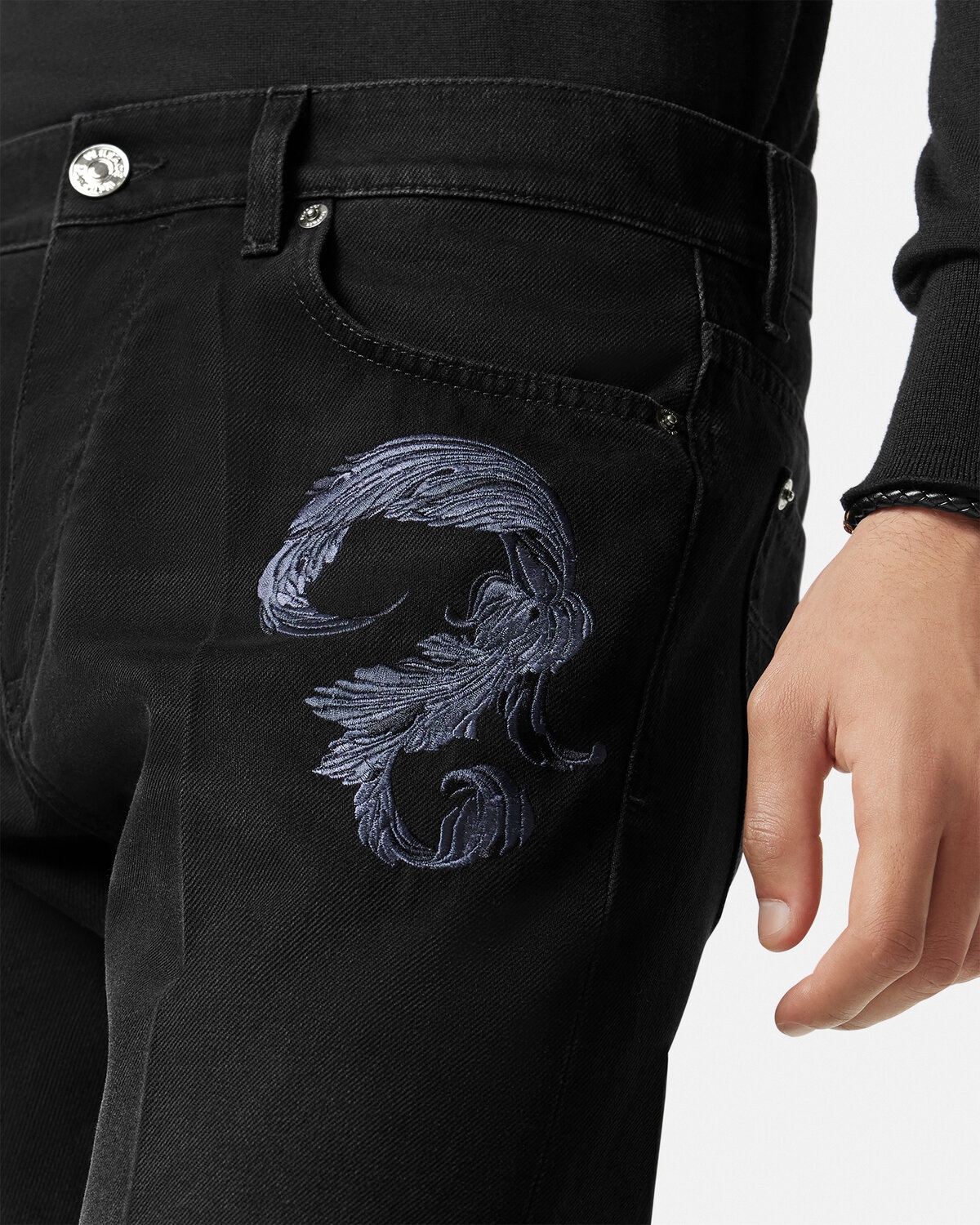 Regular Fit Barocco Jeans - 3
