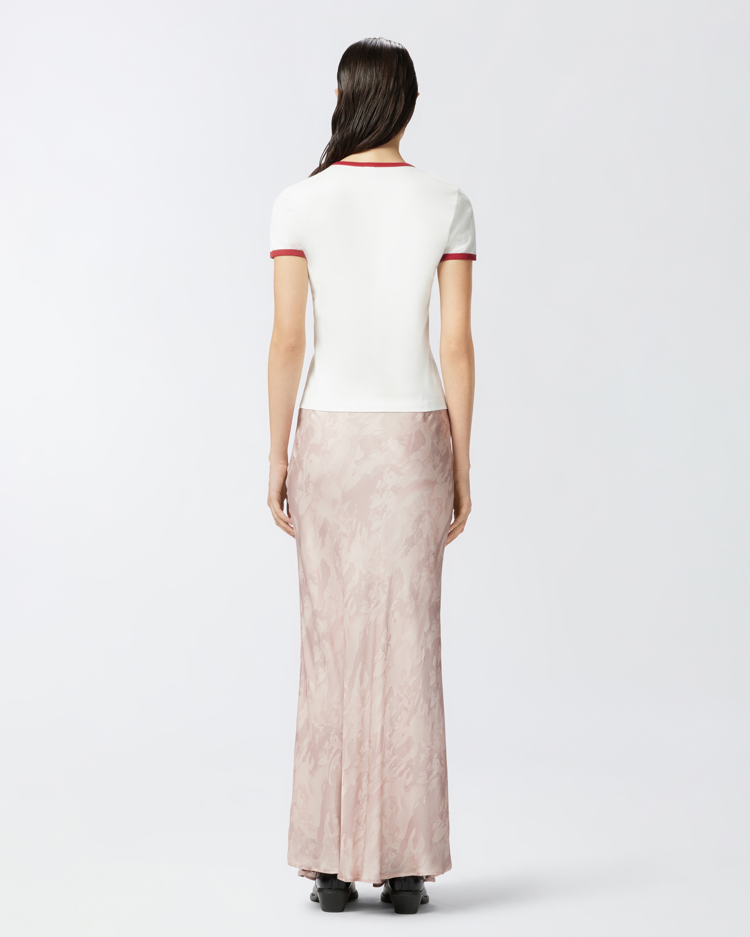 REIMAGINE BY PINKO X PATRICK MCDOWELL T-SHIRT WITH EMBROIDERED WORDING - 4