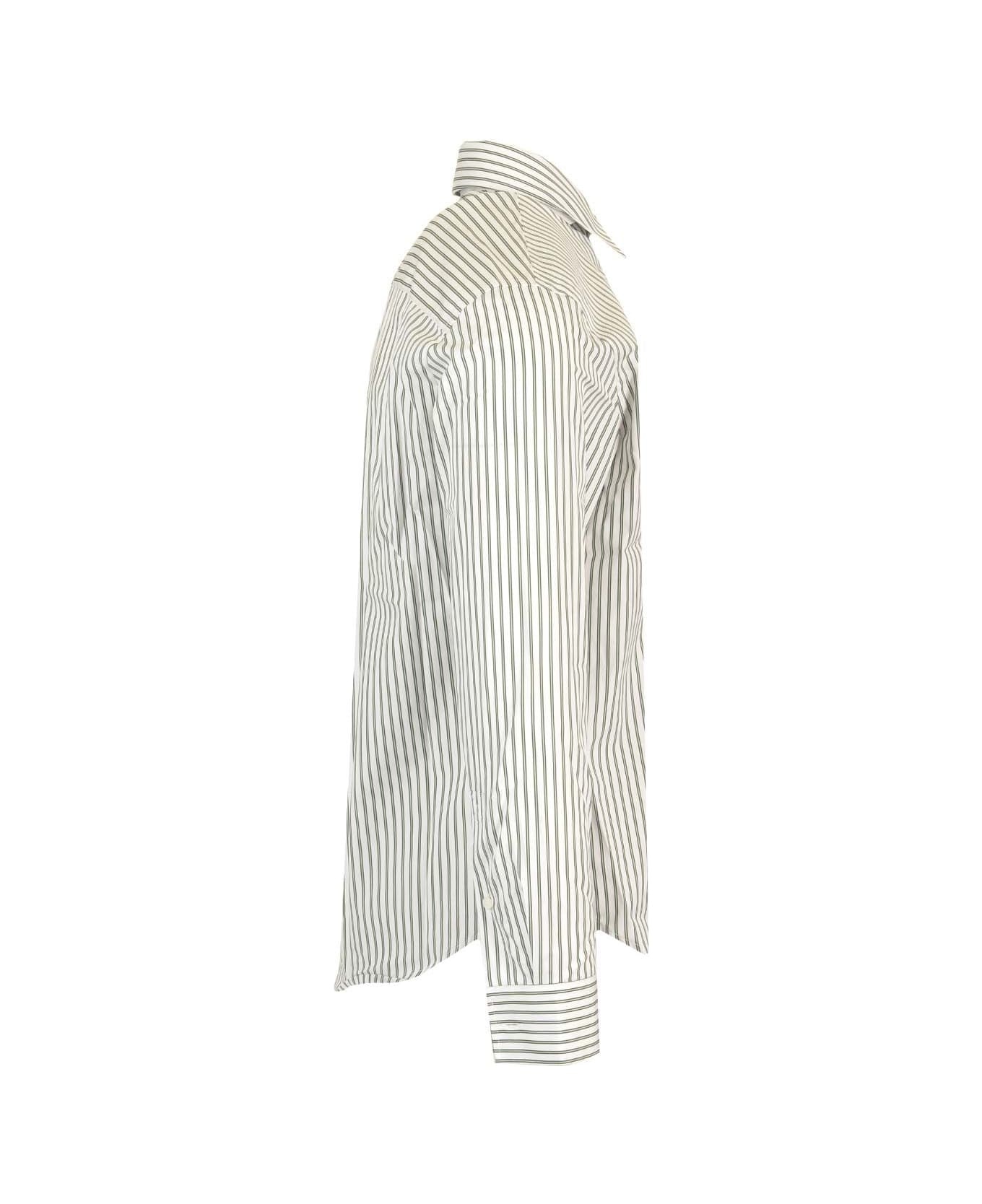 Striped Cotton Shirt - 3
