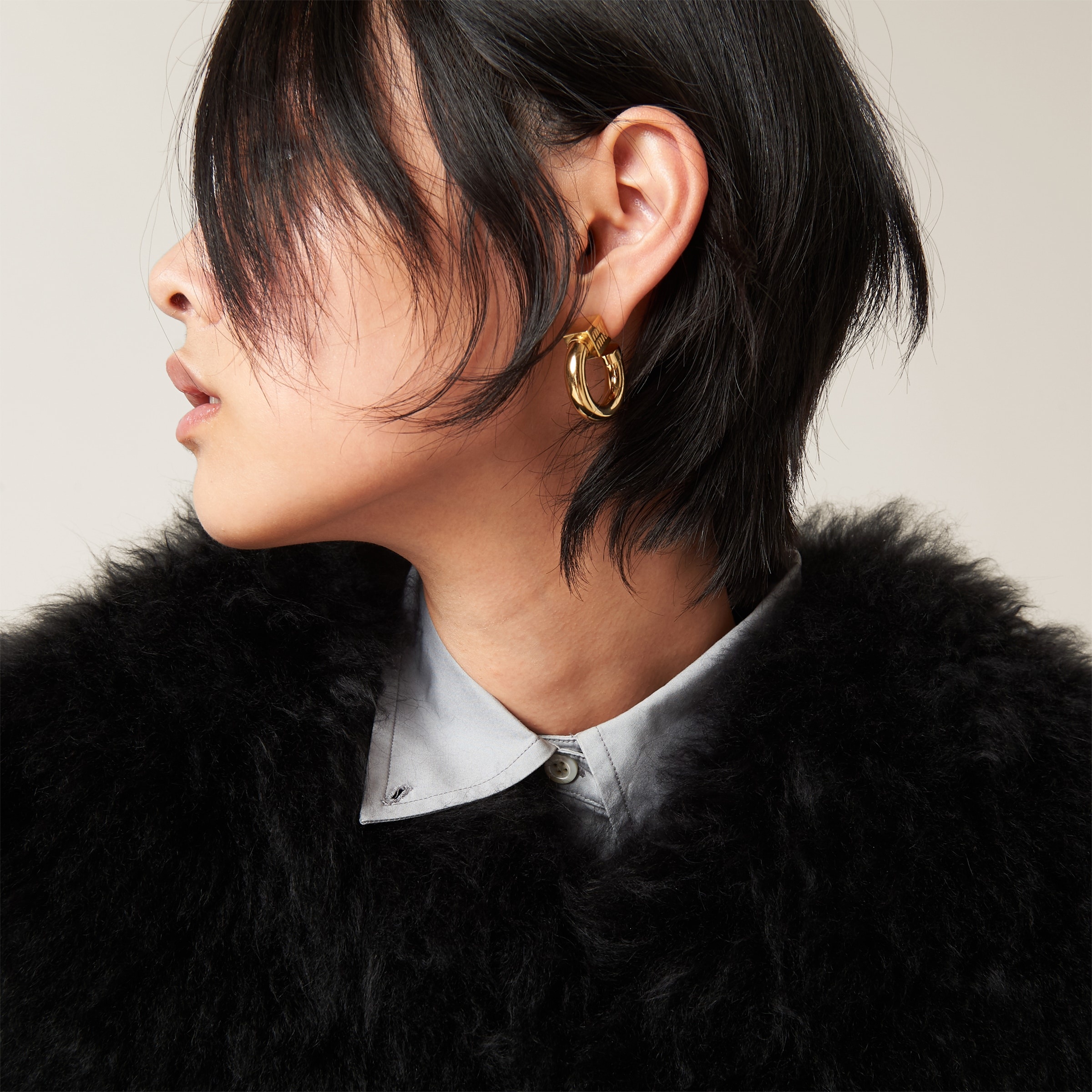 Metal earrings - 2