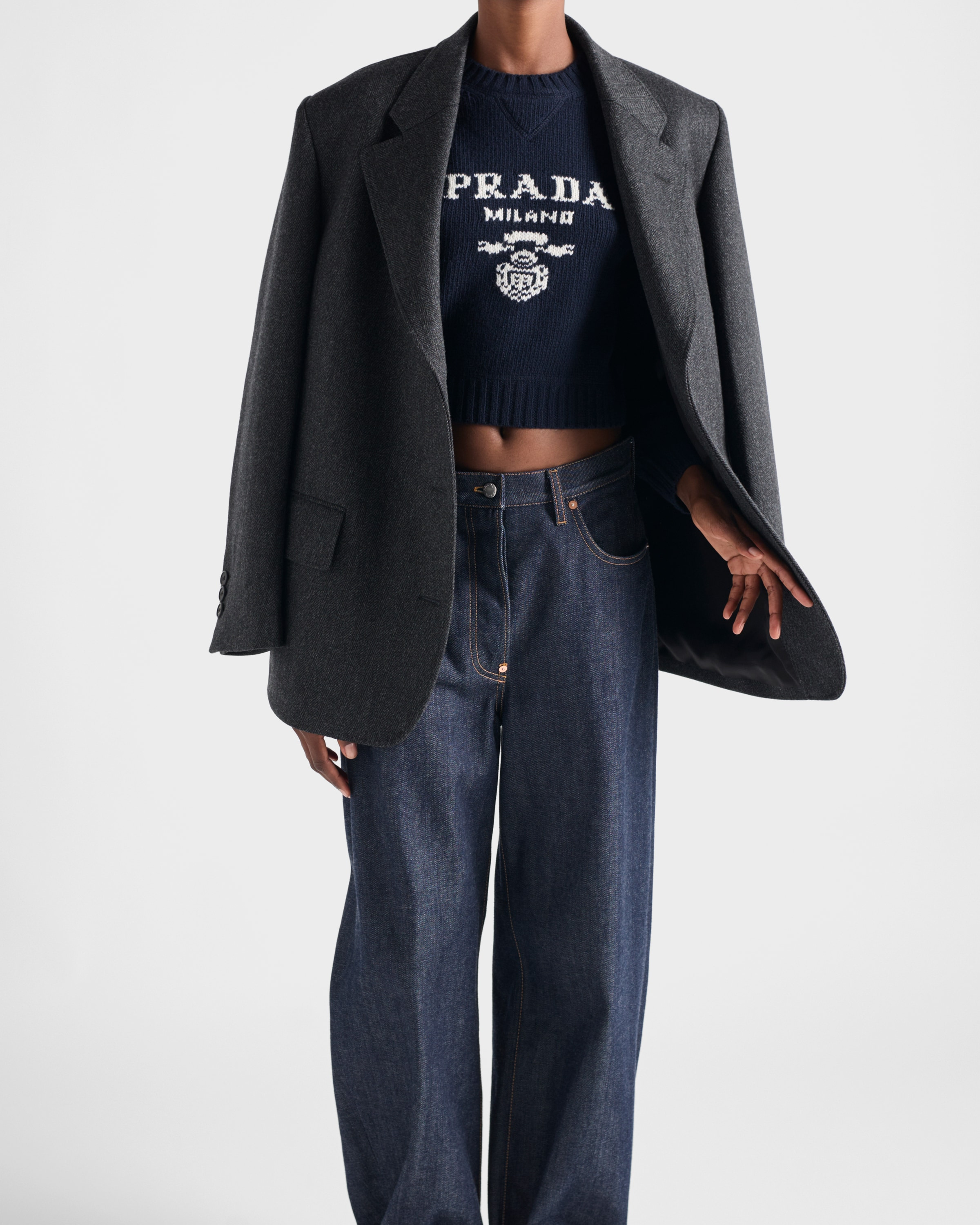 Wool and cashmere crew-neck sweater - 3