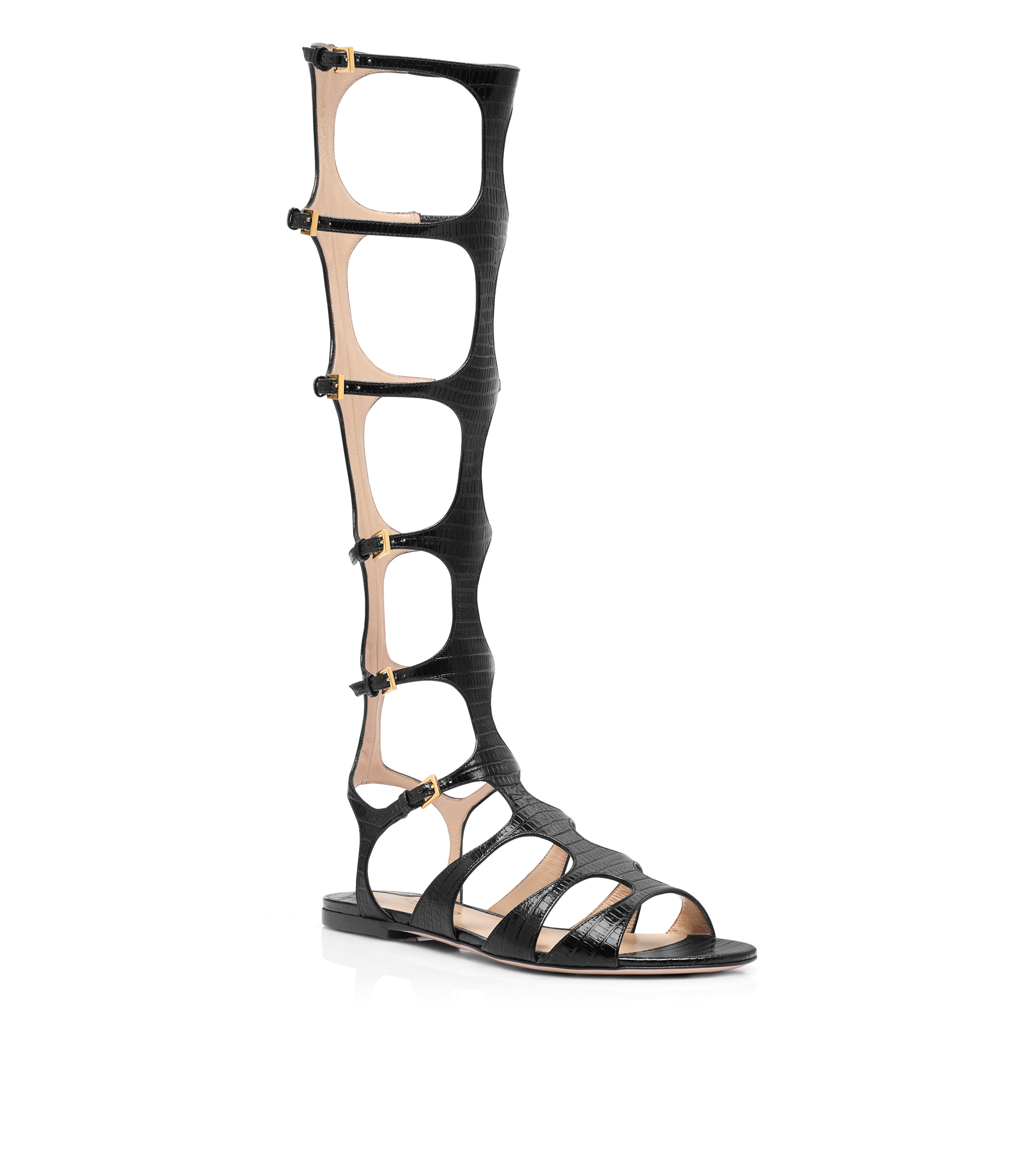 PRINTED TEJUS PARADIS KNEE-HIGH SANDAL - 2