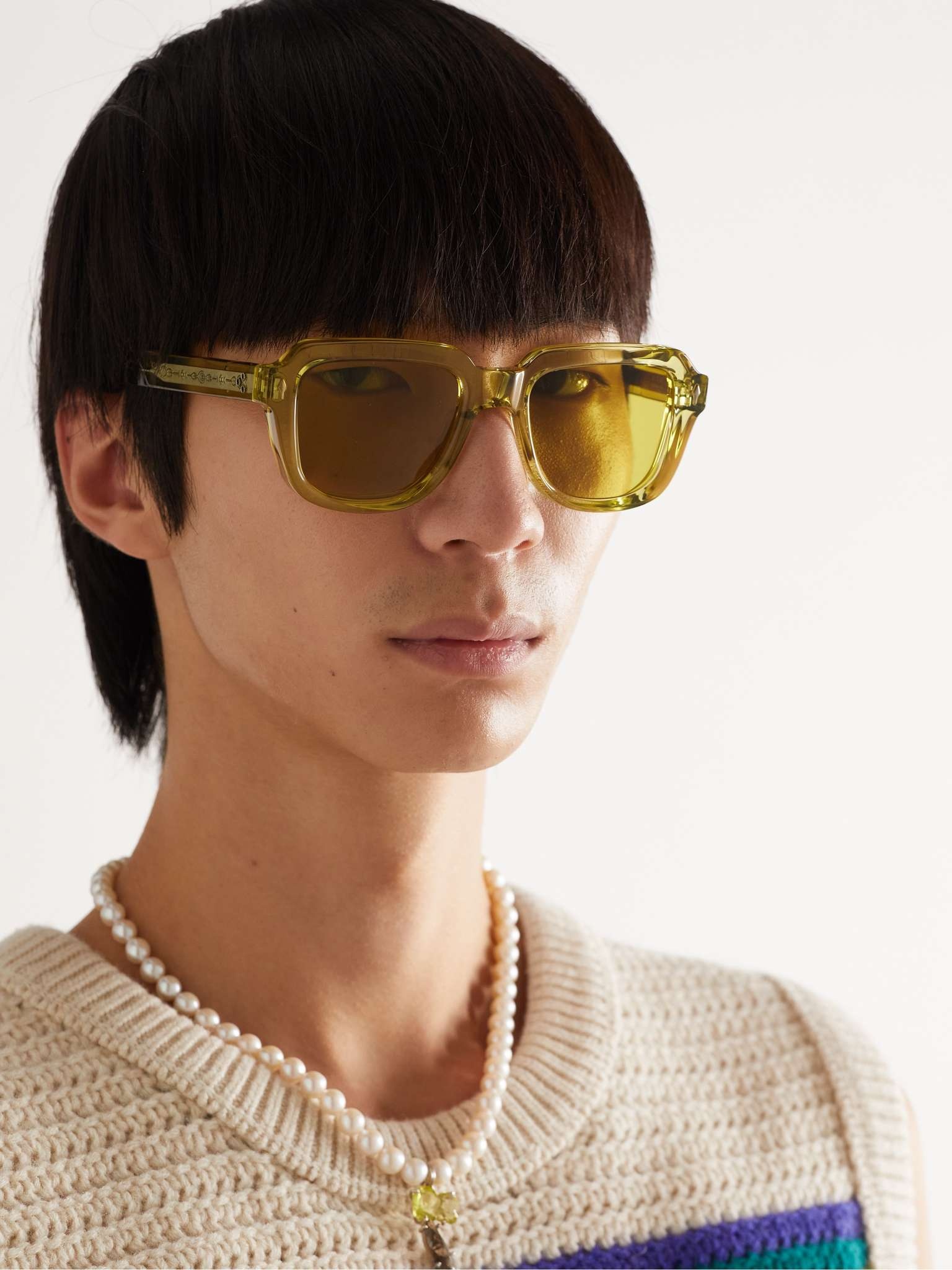 JACQUES MARIE MAGE + Hopper Goods Taos Square-Frame Acetate 
