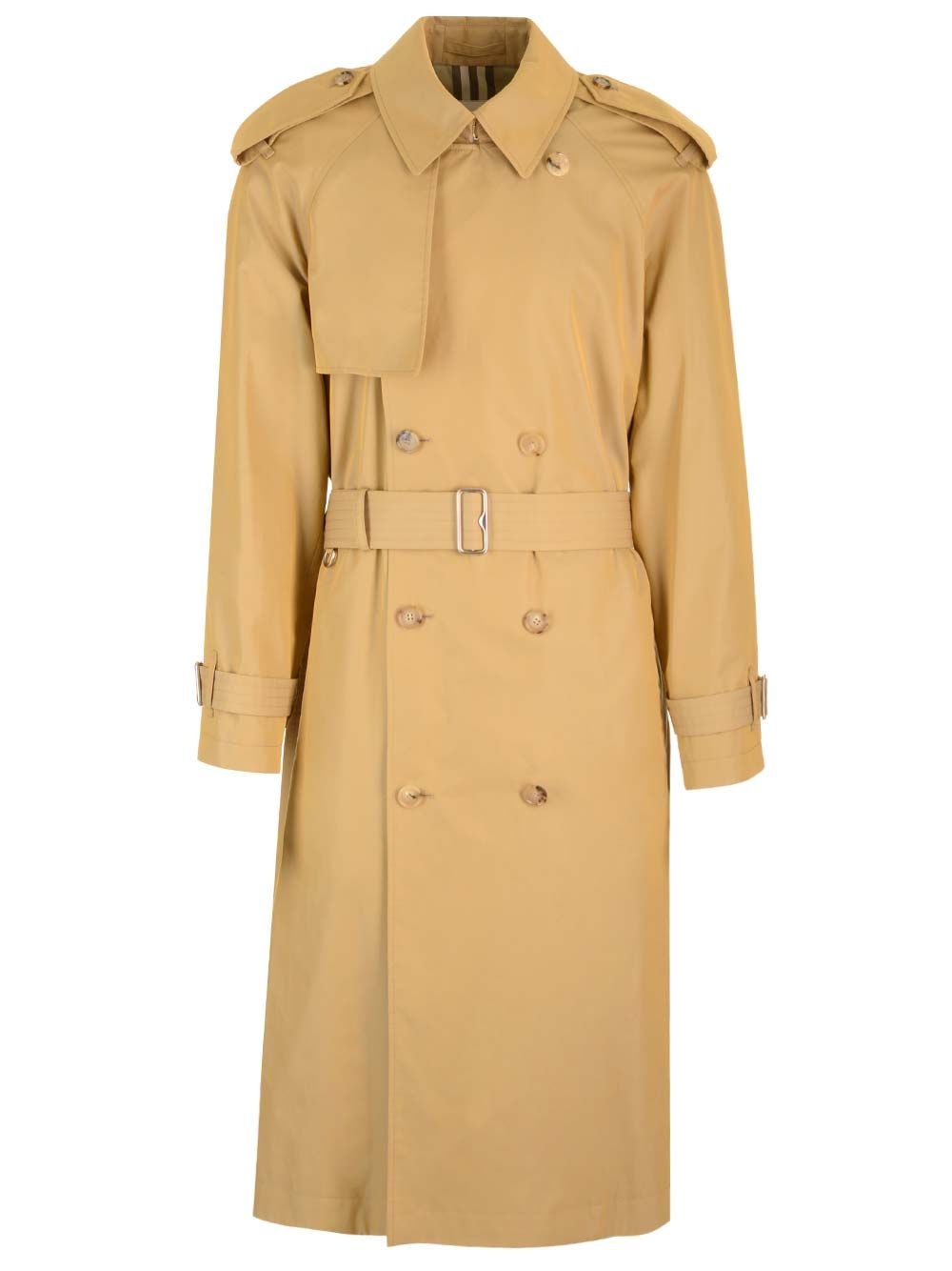 Long Trench Coat Coats Beige - 1