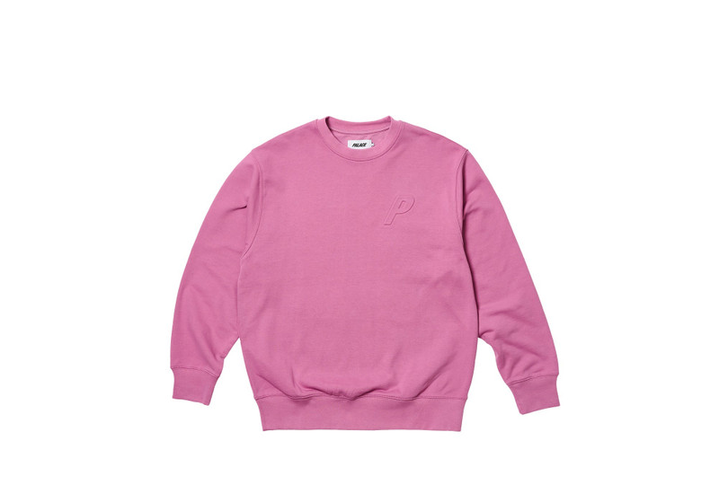 PALACE BOSSY P3 CREW ULTRA MAUVE outlook