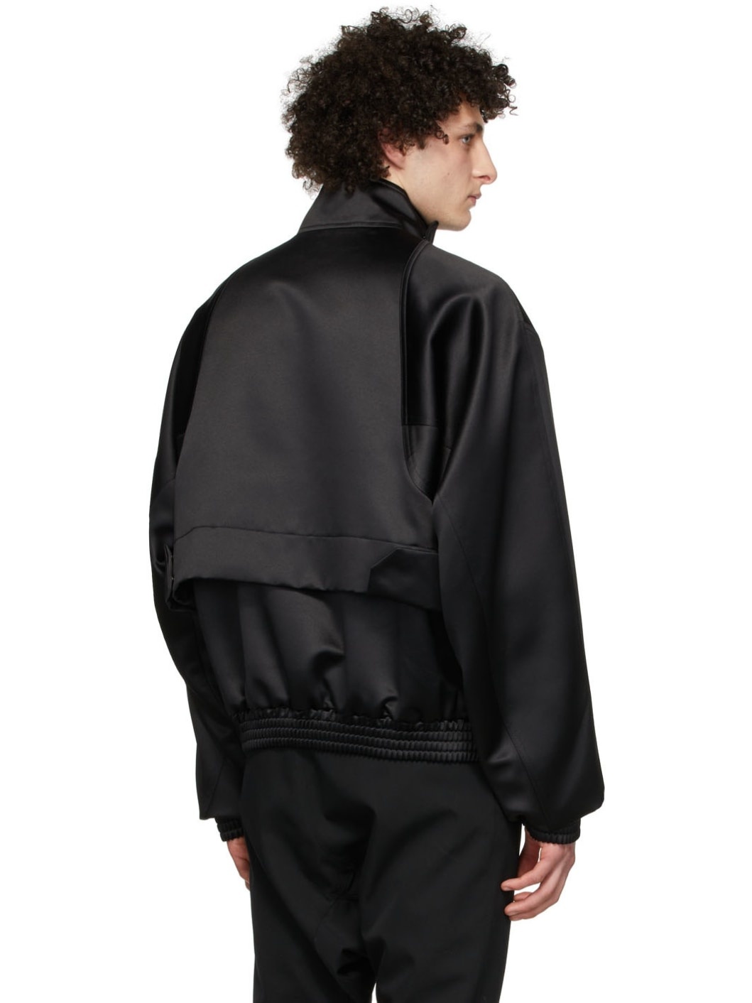 Black Polyester Jacket - 3