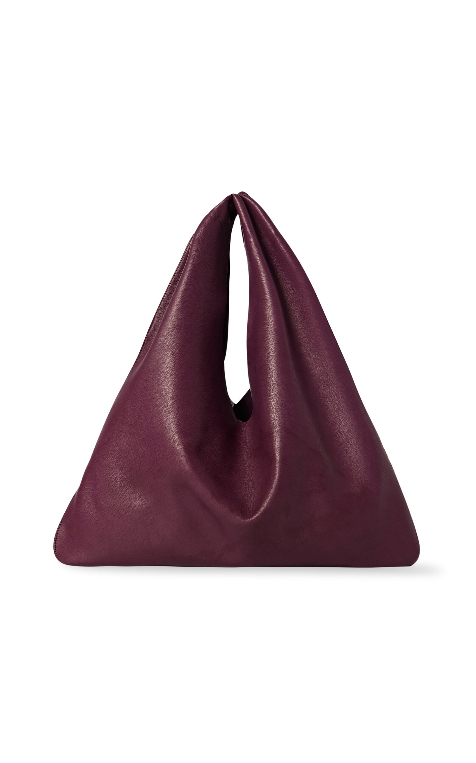 上質★THE ROW Bindle small burgundy leather bag The Row Small Bindle Leather Bag burgundy | REVERSIBLE
