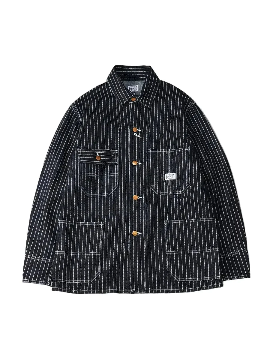 FN-OJ-DC701 10oz Wabash Denim Coverall jacket - 1