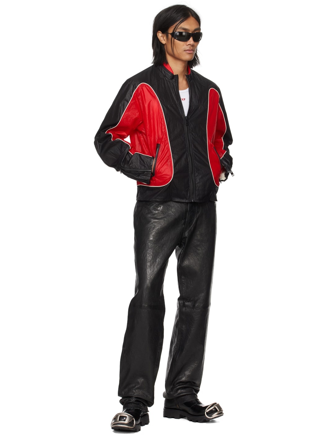 Black & Red J-Blinkid-A Jacket - 4