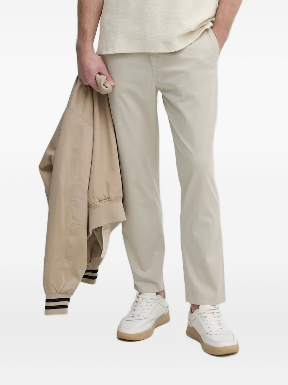 elasticated-waist trousers - 1