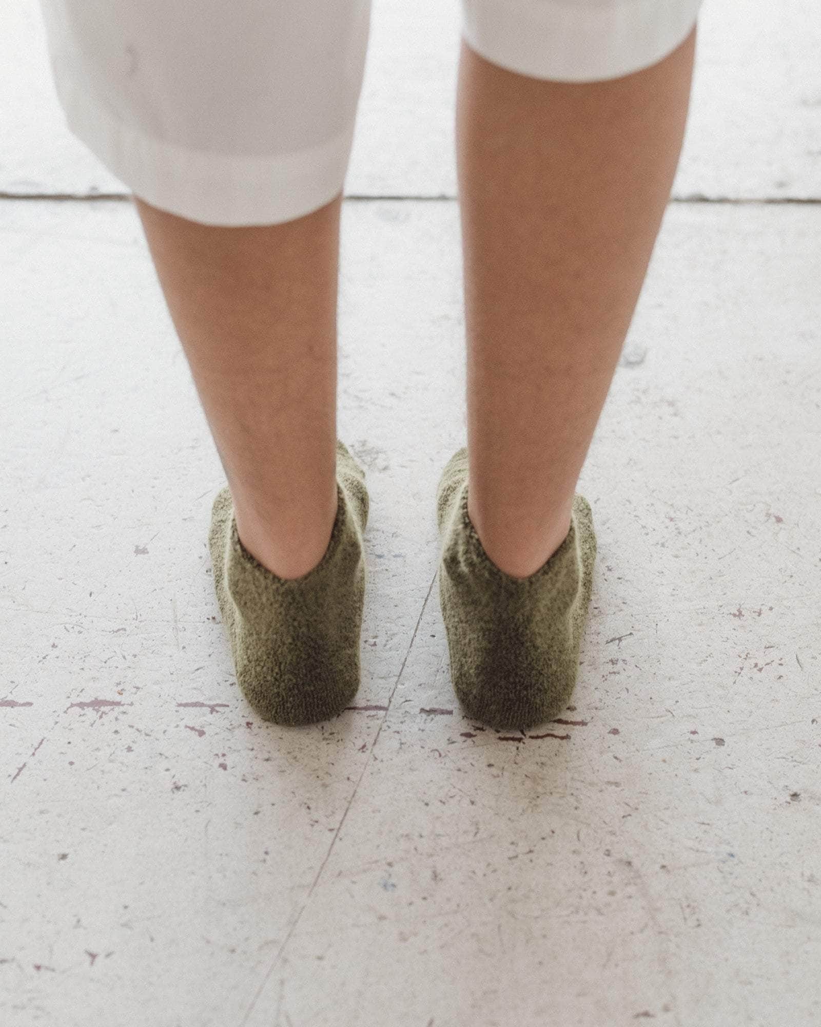 Buckle Ankle Socks - Textured Organic Cotton - 3