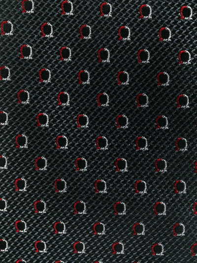 Salvatore Ferragamo Gancini fine-weave tie outlook