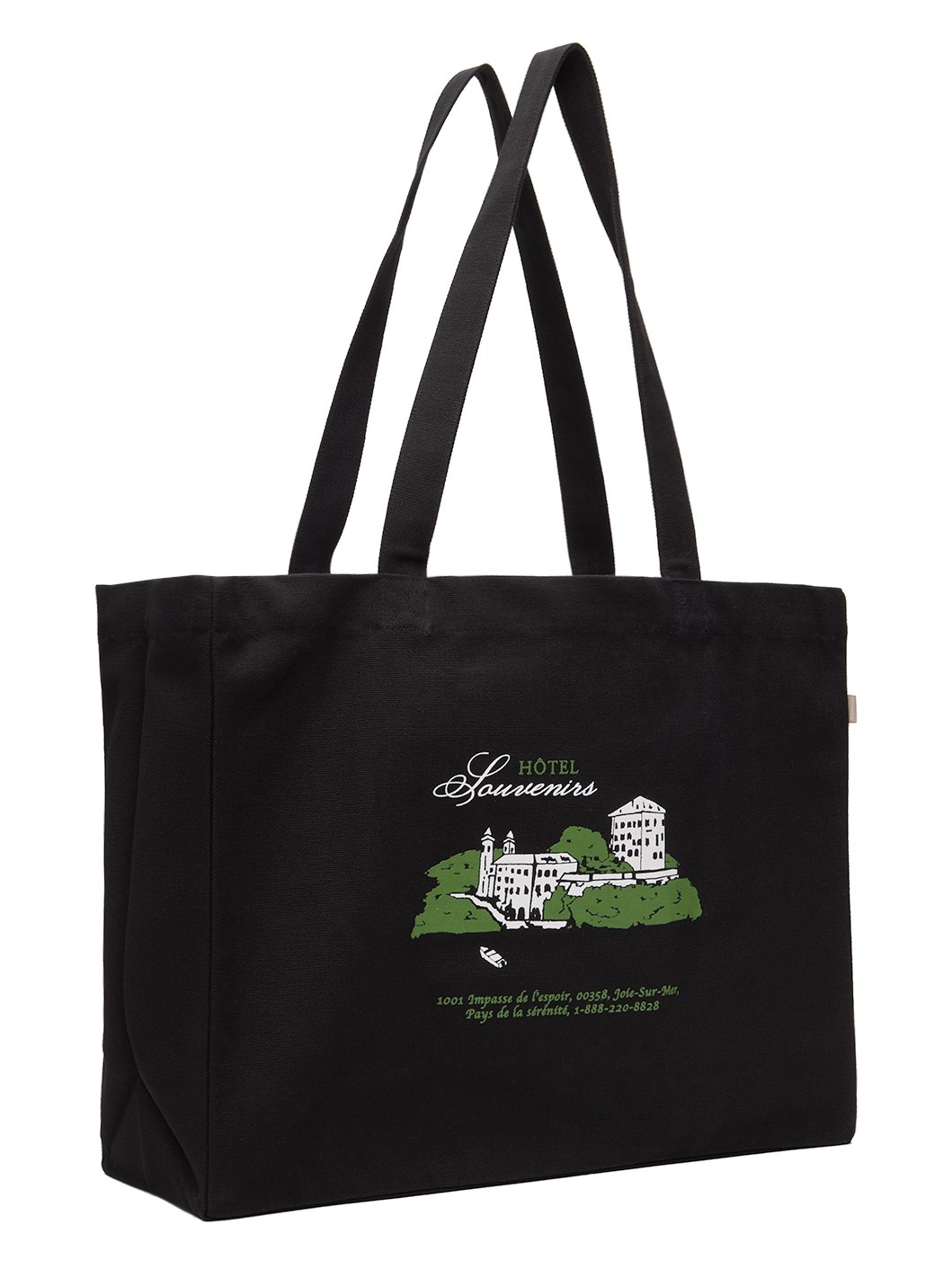 Black JJJJound Edition 'Hôtel Souvenirs' Tote - 2