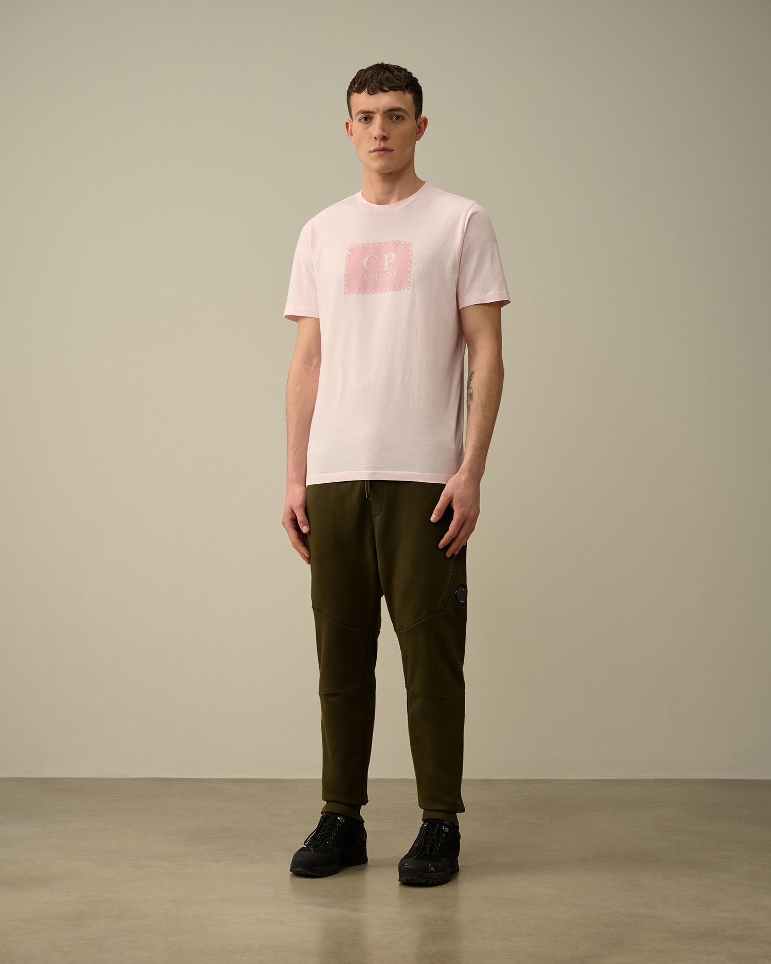 Diagonal Raised Fleece Sweatpants - 5