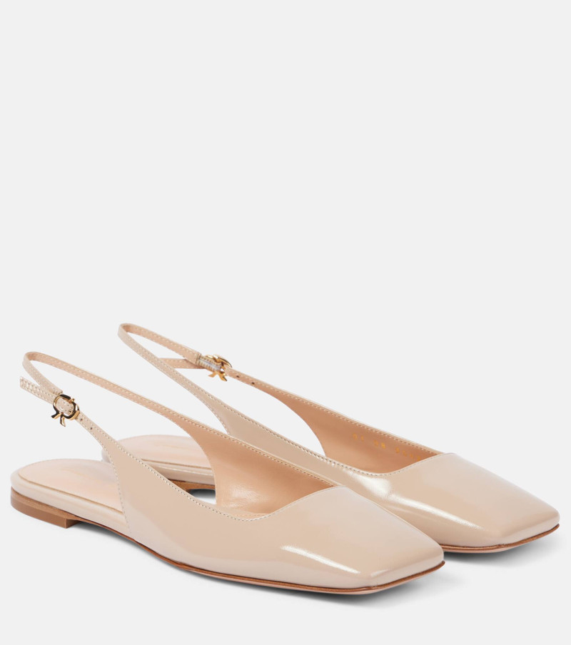 Patent leather ballet flats - 1