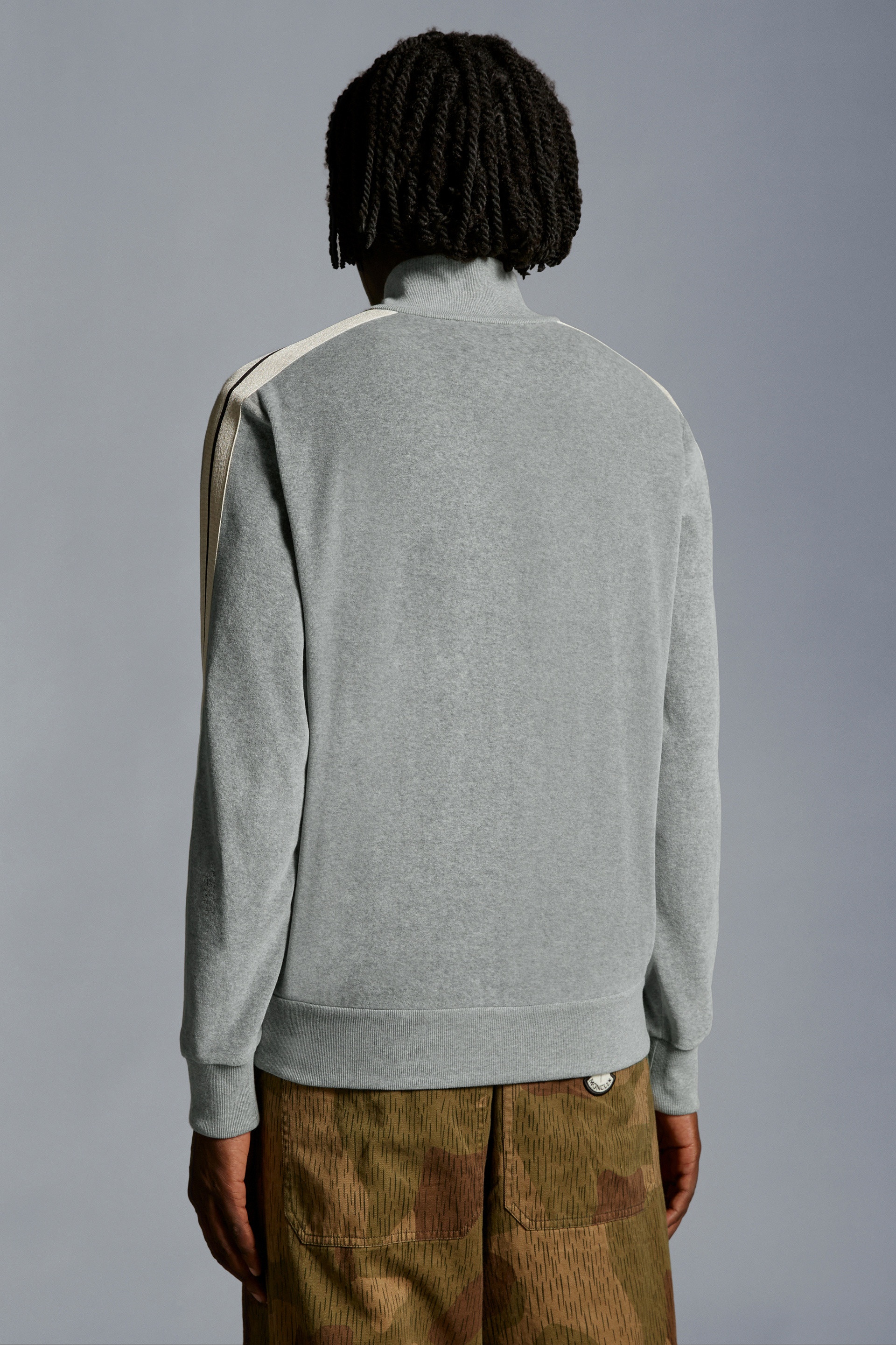 Chenille Zip-Up Sweatshirt - 5