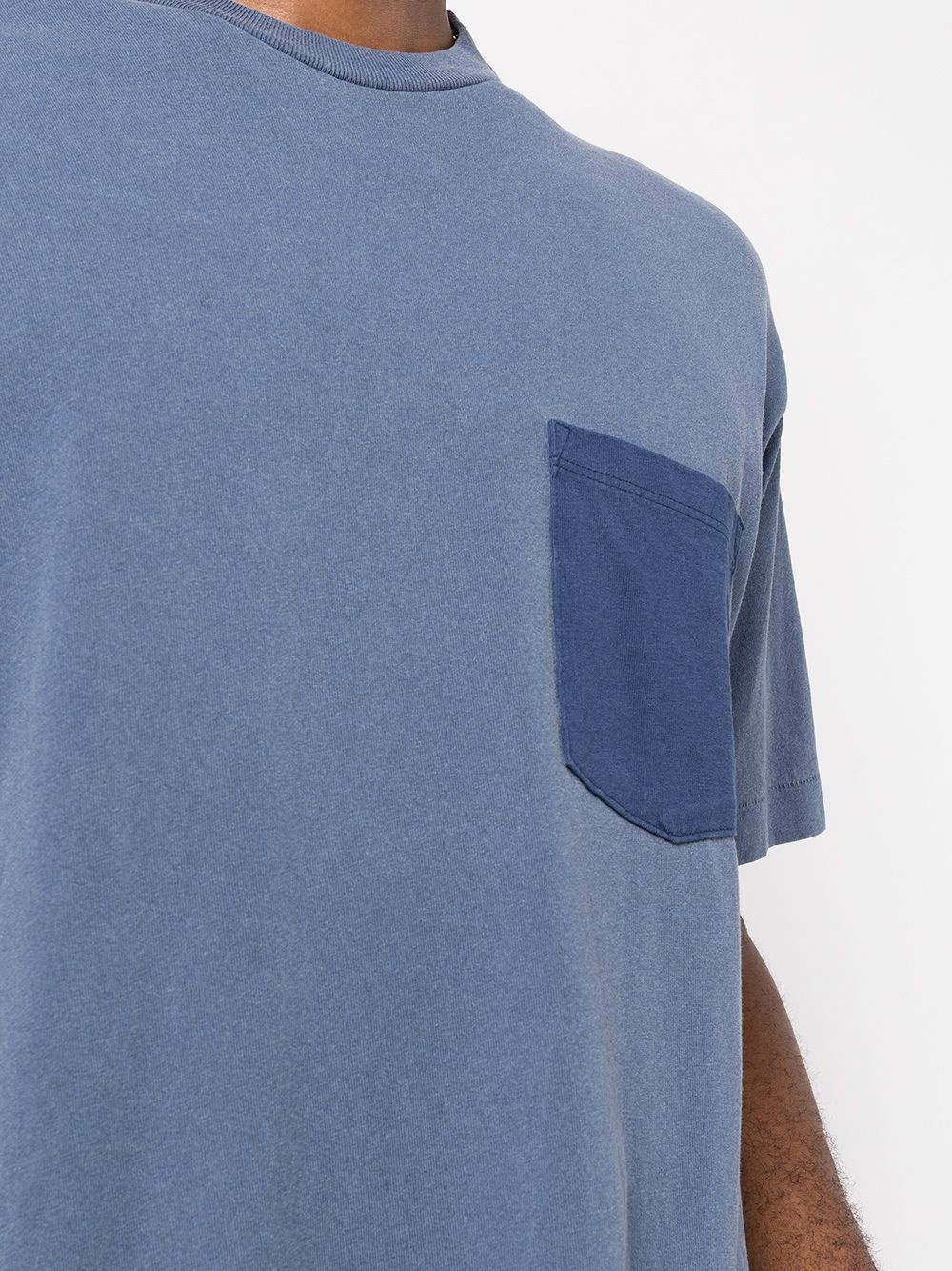 contrast-pocket fitted T-shirt - 5