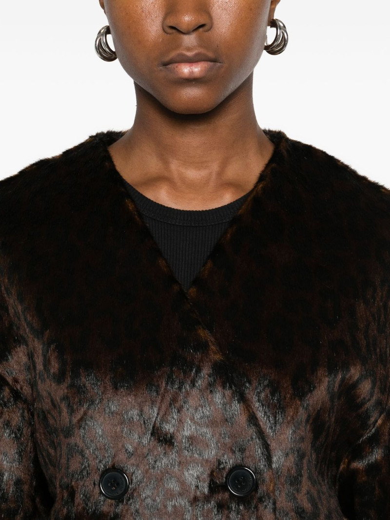 Valentina leopard-pattern jacket 5