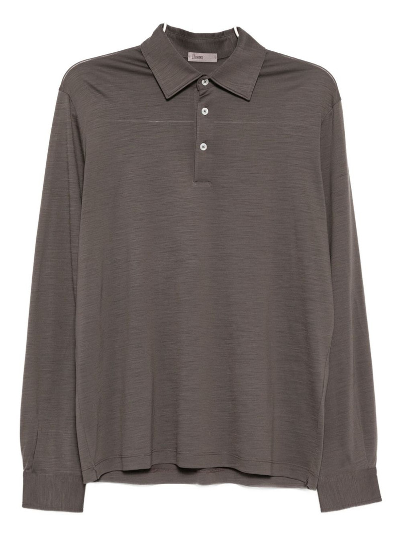 long-sleeve polo shirt 1