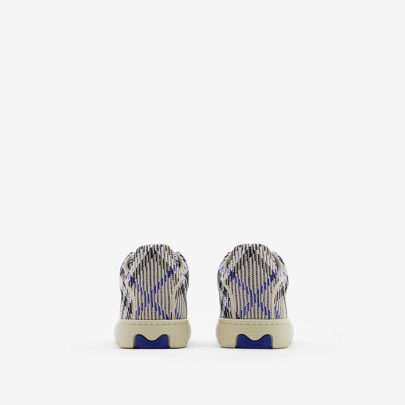 Check Knit Box Sneakers 4
