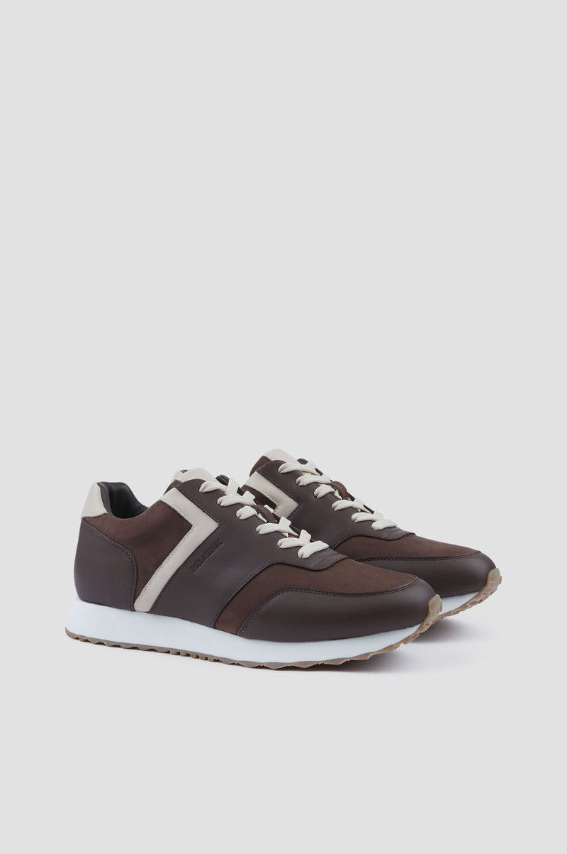 LEATHER AND SUEDE SNEAKERS 4