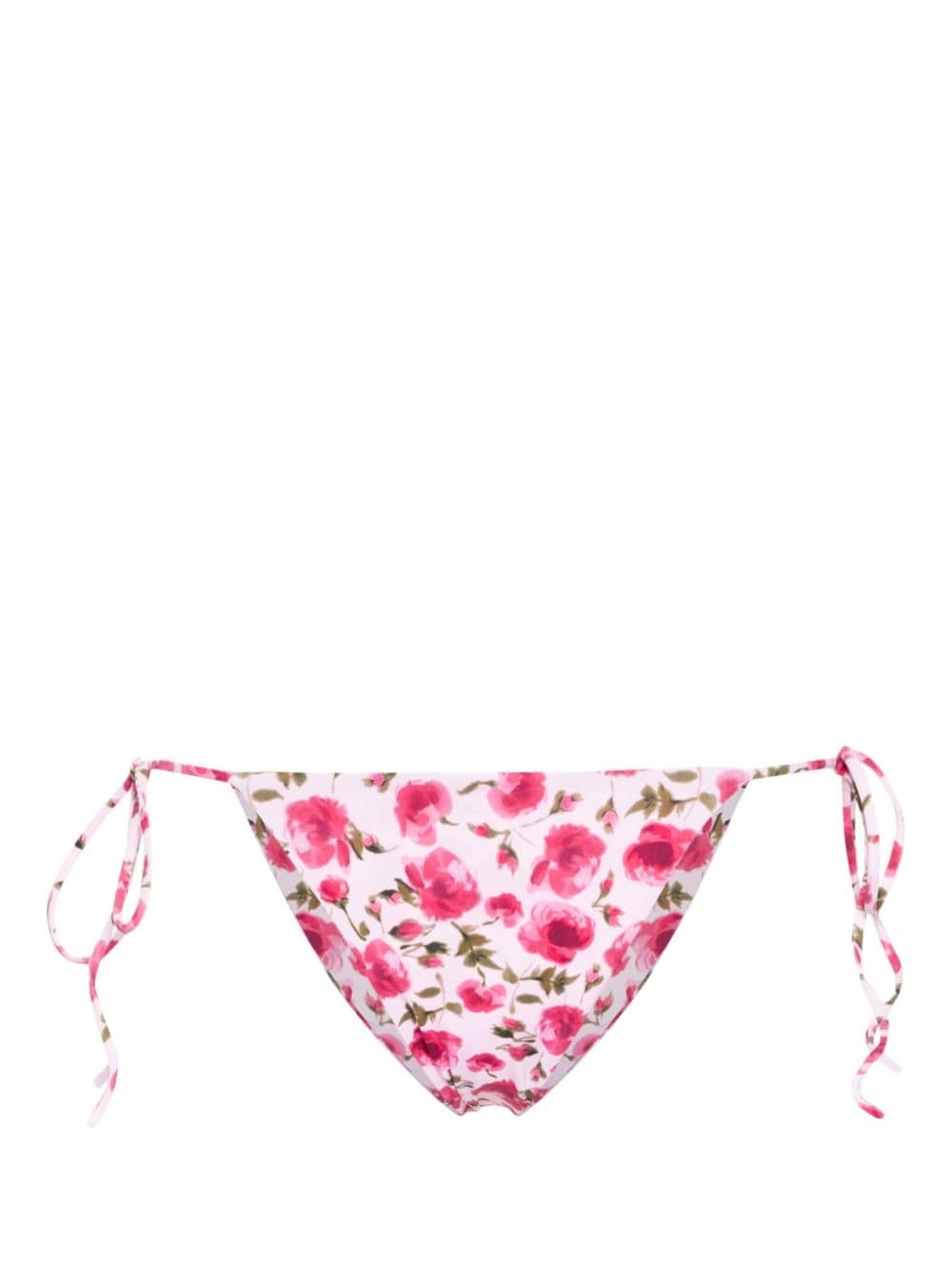 rose-print bikini bottoms - 1