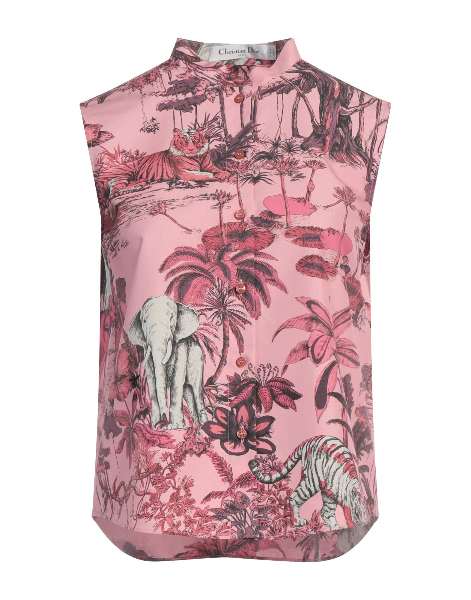 Pink Women's Floral Shirts & Blouses - 1