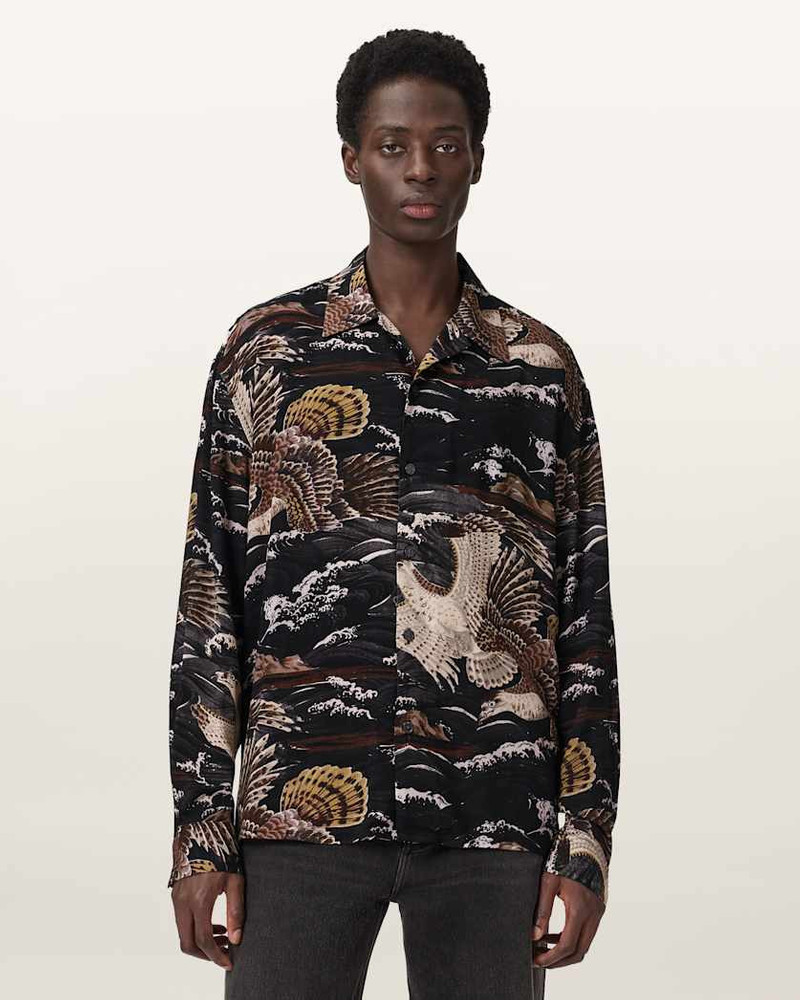 CORSICAN PRINTED OVERSIZED SHIRT 5