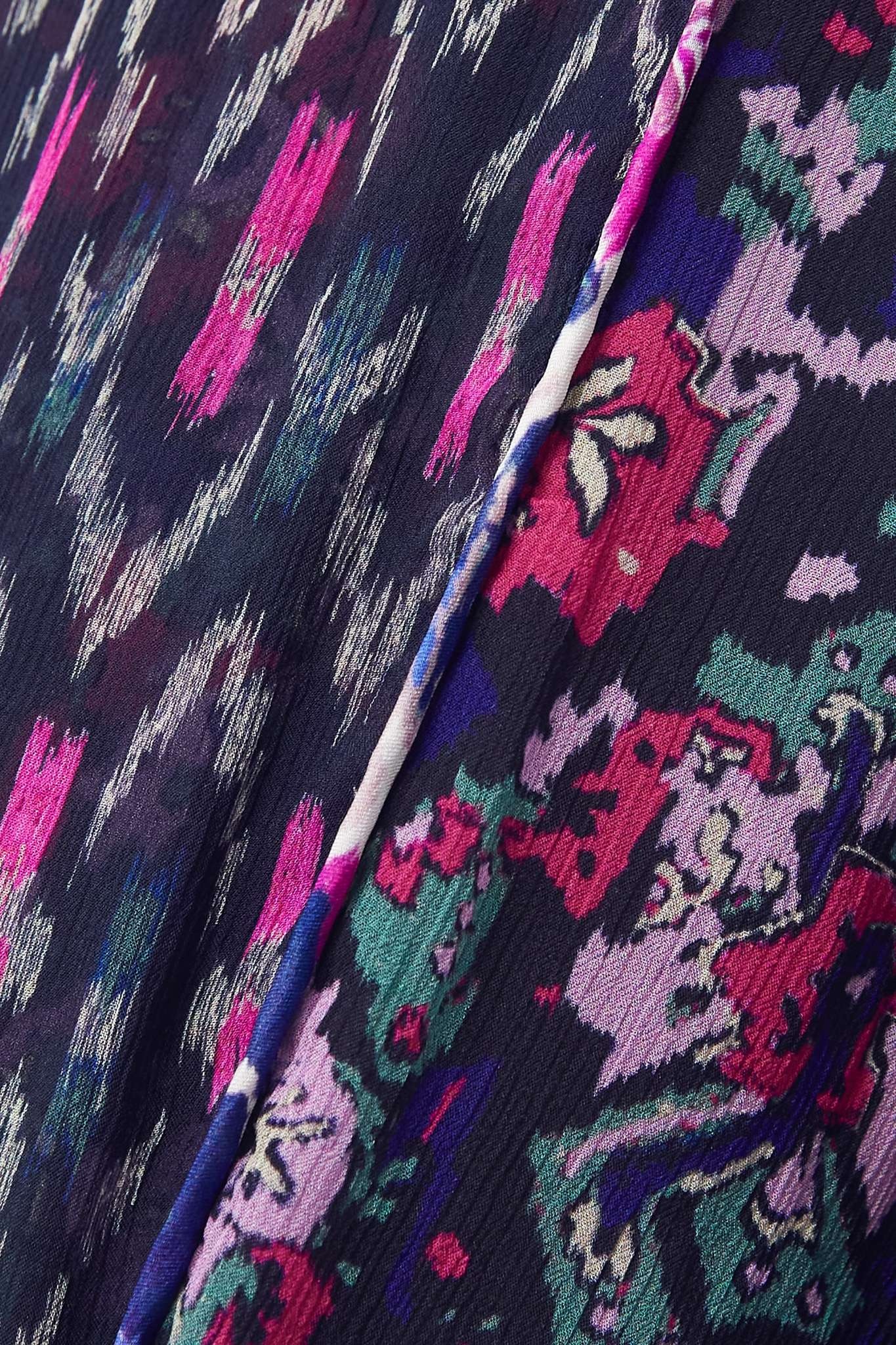 Ryama floral-print georgette straight-leg pants - 5