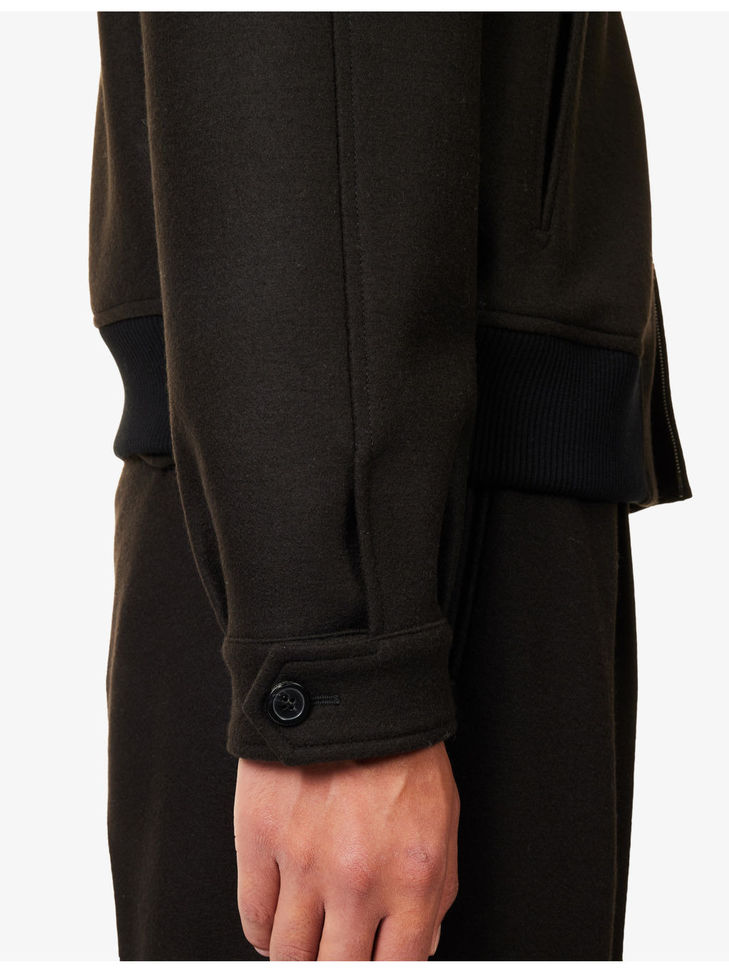 Boiled Wool Blouson Jacket - 6