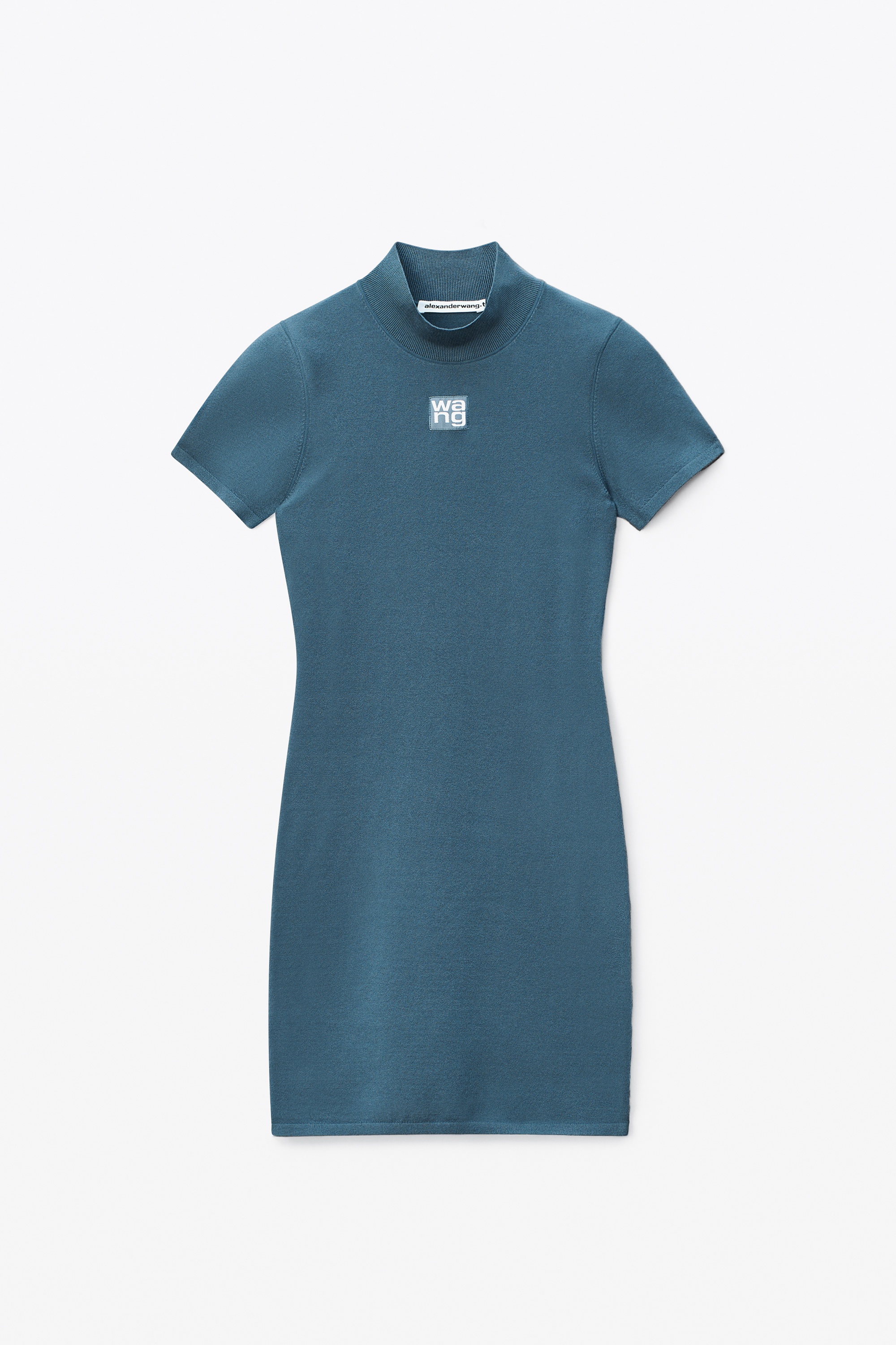 LOGO PATCH DRESS IN BODYCON KNIT - 1