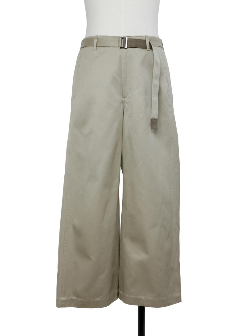 sacai Wide Chino Pants outlook