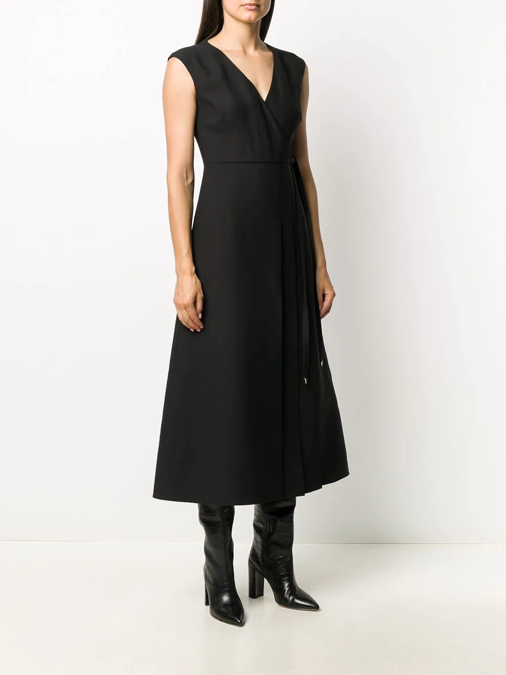 wrap midi dress - 3