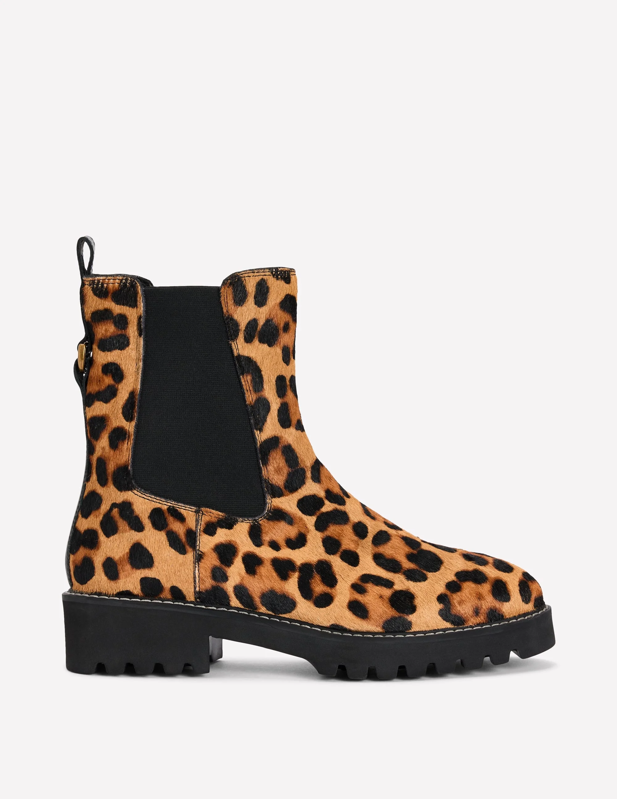 Jessie Chunky Chelsea Boots-Leopard - 1