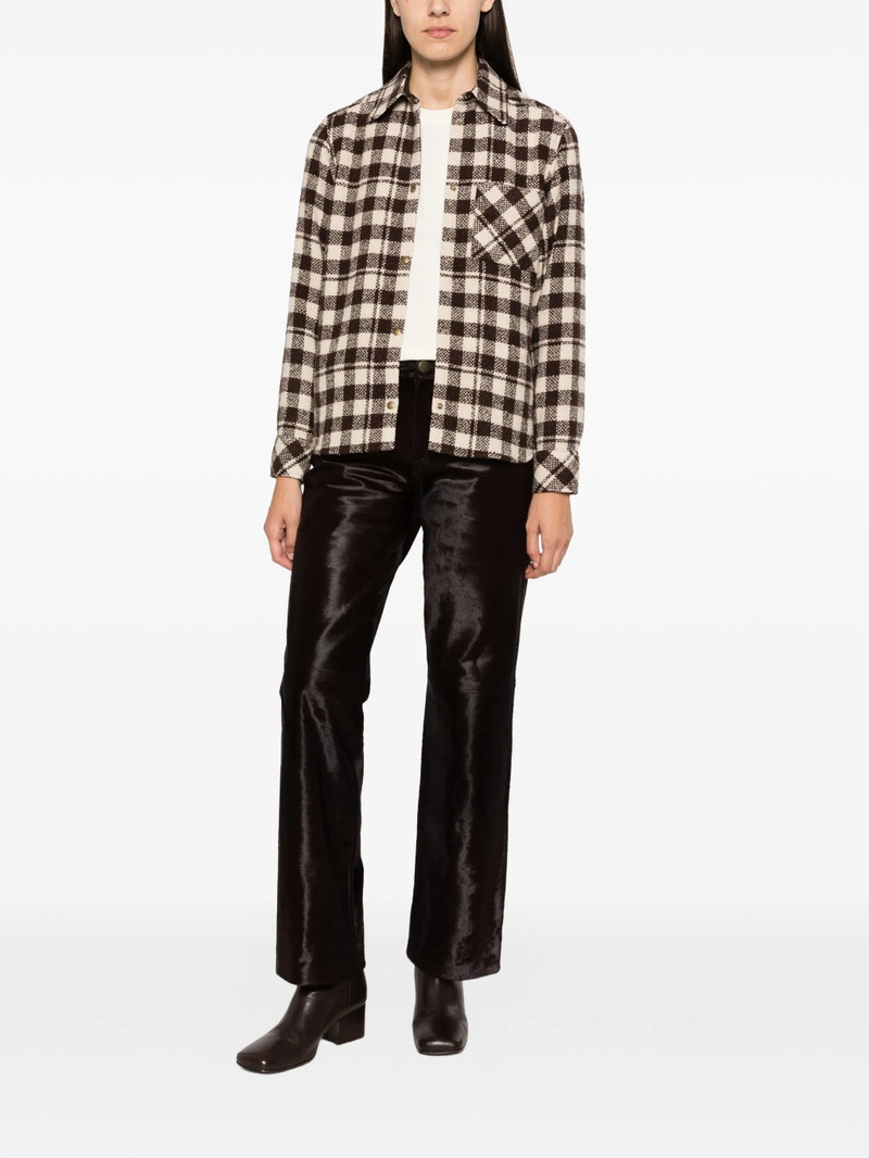 Moncler Check-pattern Button-down Jacket - 1