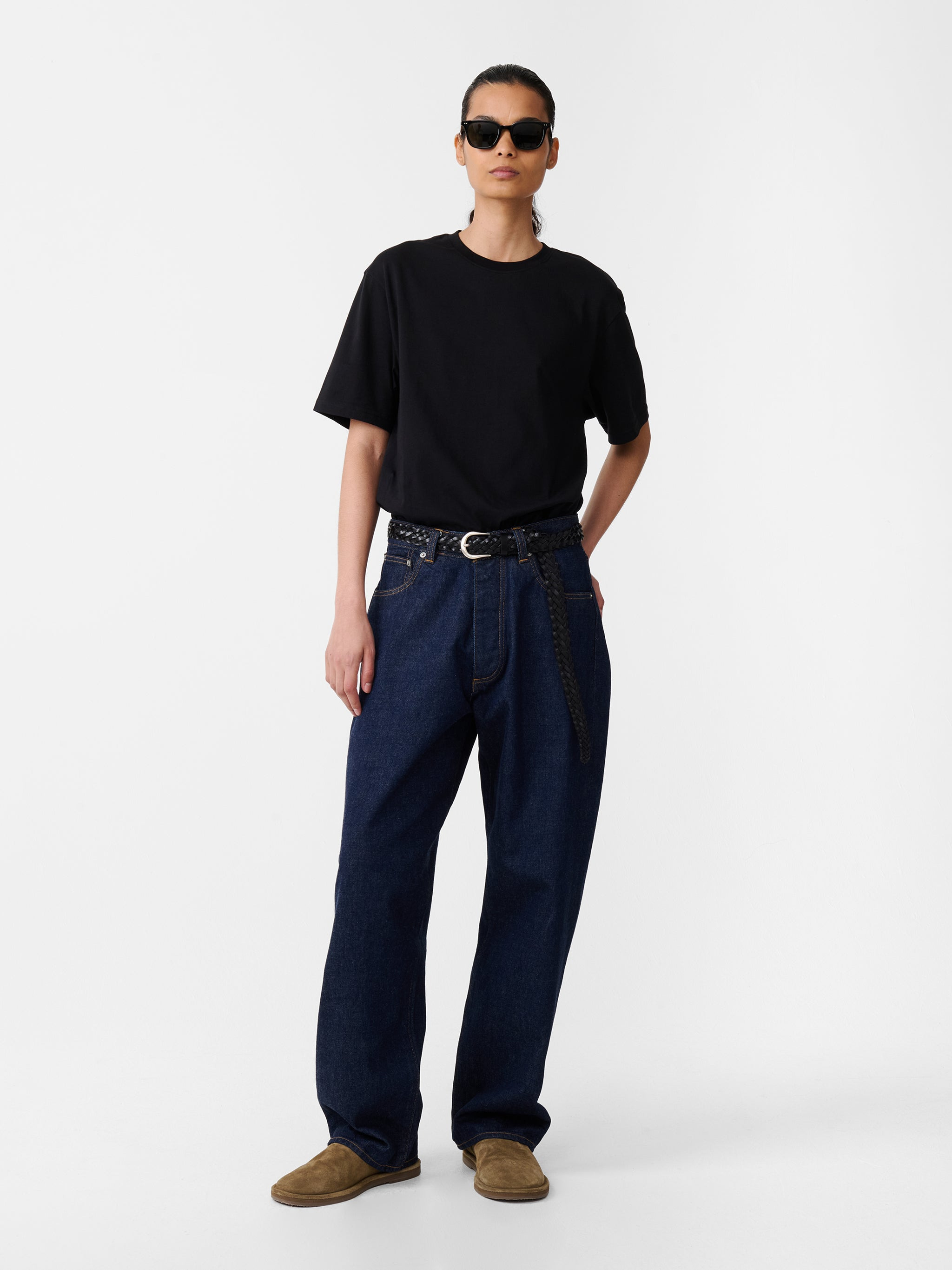 Seb Crinkle Denim Pant - 4